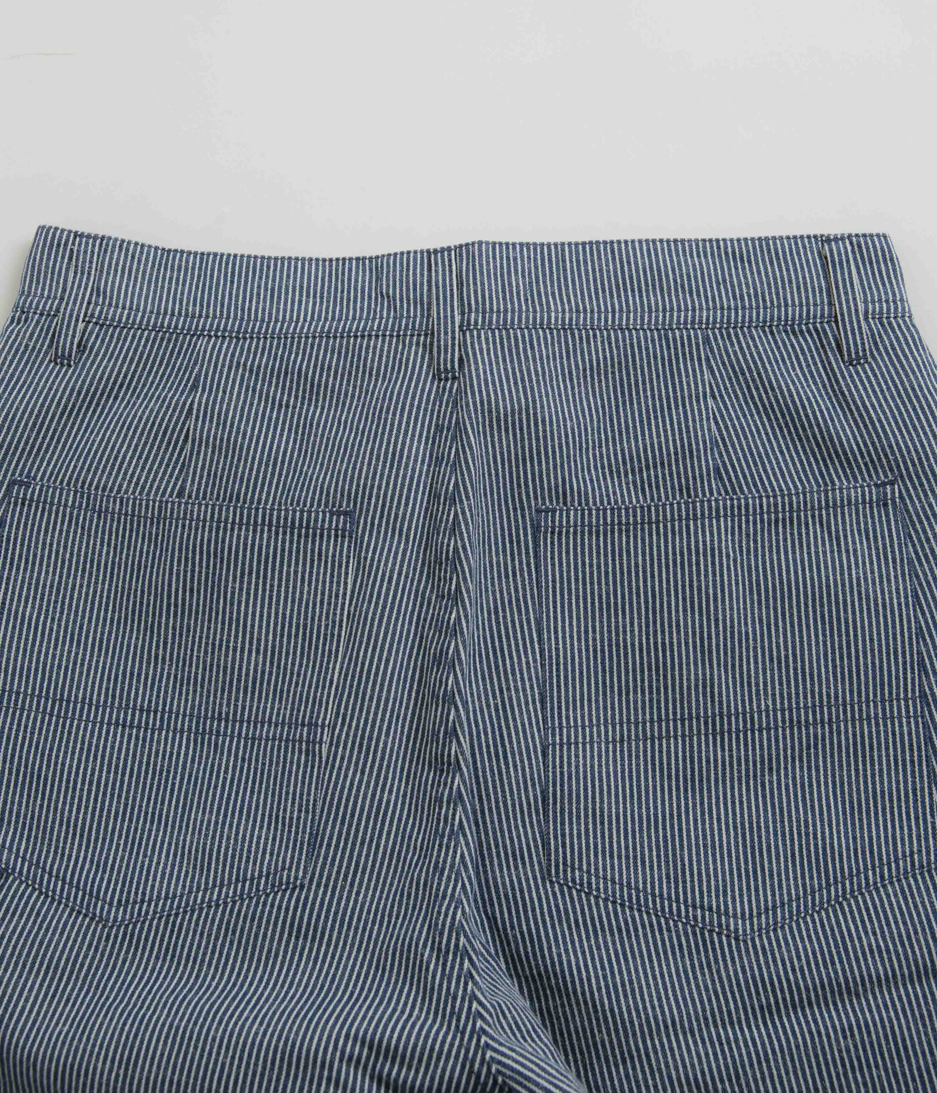 Mollusk Womens Painter Shorts - Railroad Stripe - Image 7