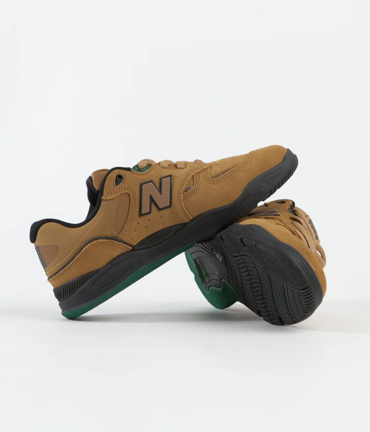 New Balance Numeric 1010 Tiago Lemos Shoes - Brown / Green - Image 5