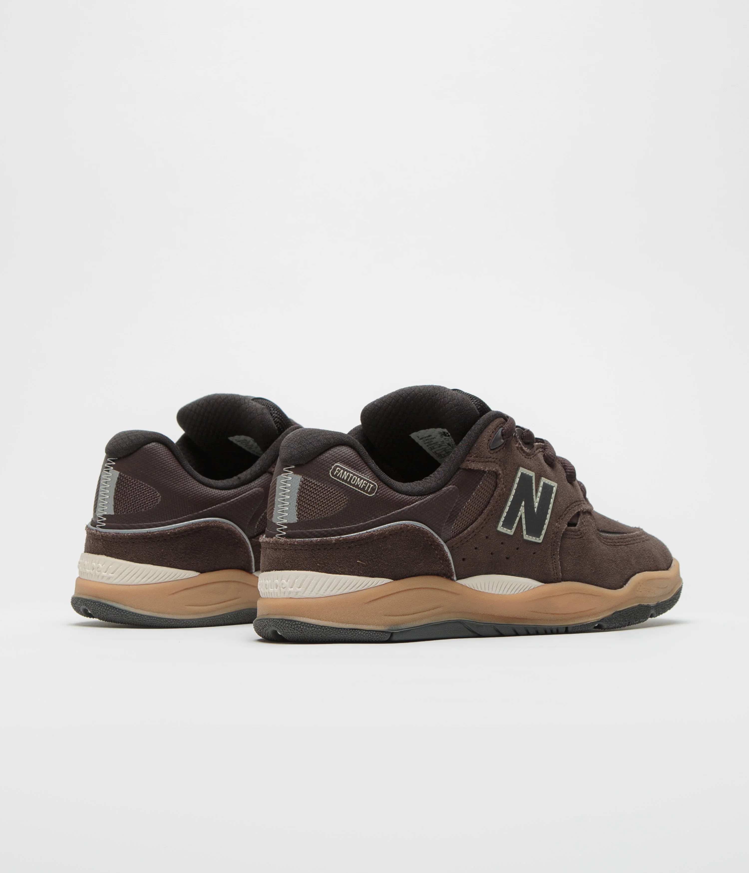 New Balance Numeric 1010 Tiago Lemos Shoes - Brown / Gum - Image 3