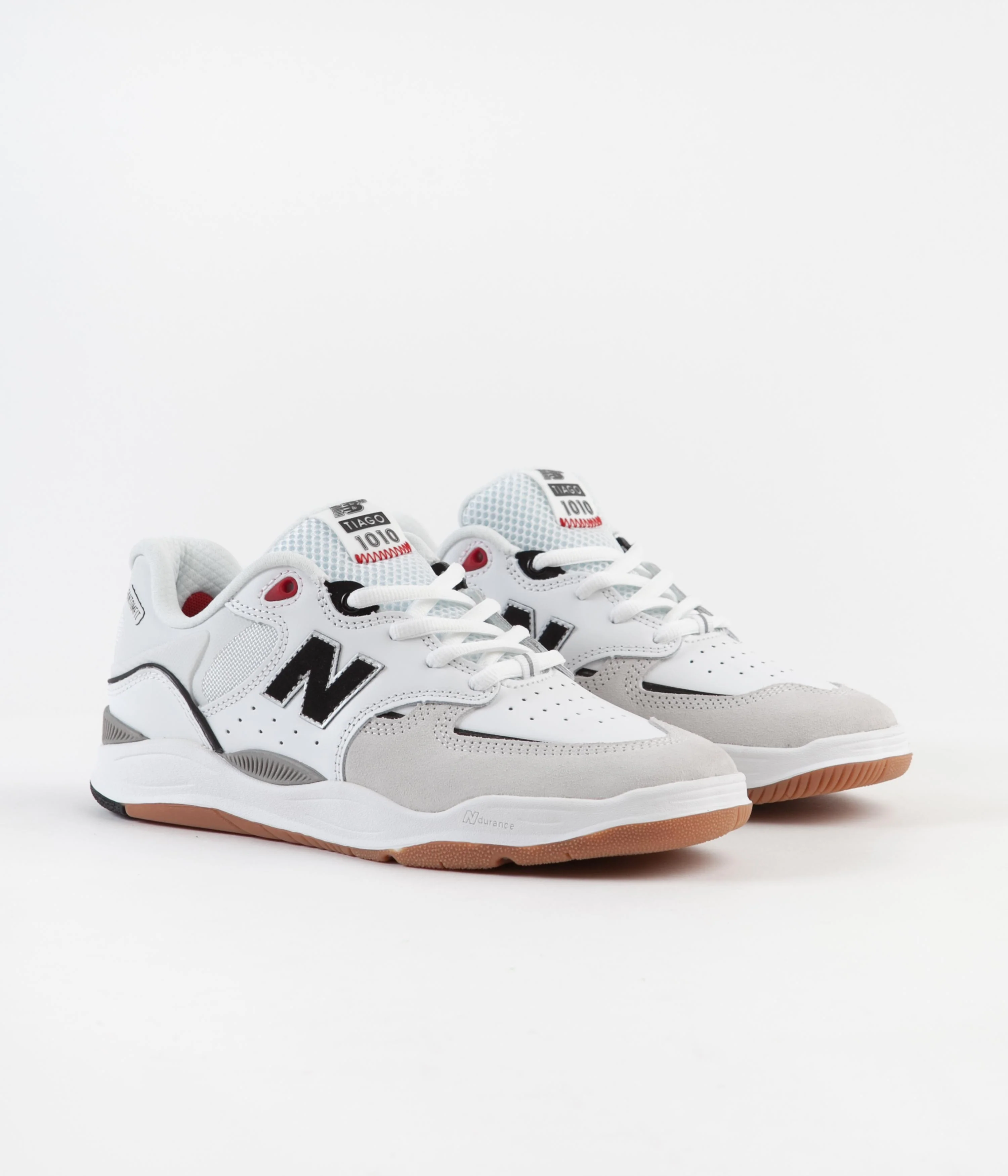 New Balance Numeric 1010 Tiago Lemos Shoes - White / Gum - Image 2