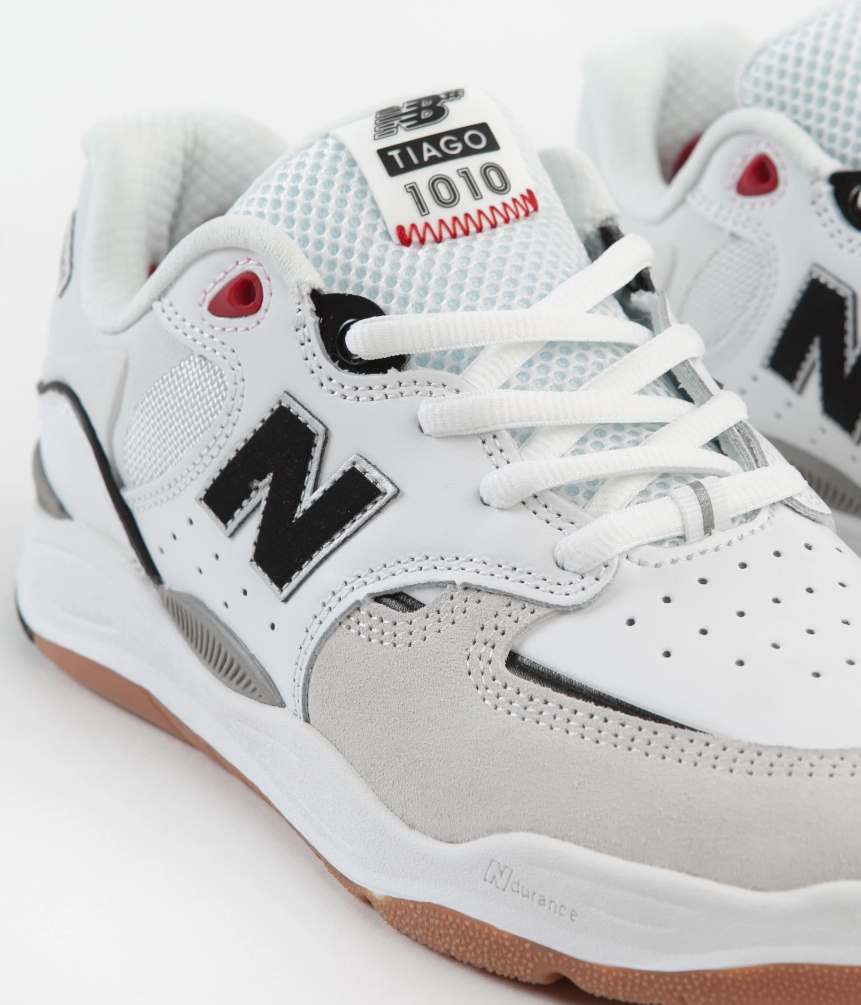 New Balance Numeric 1010 Tiago Lemos Shoes - White / Gum - Image 3