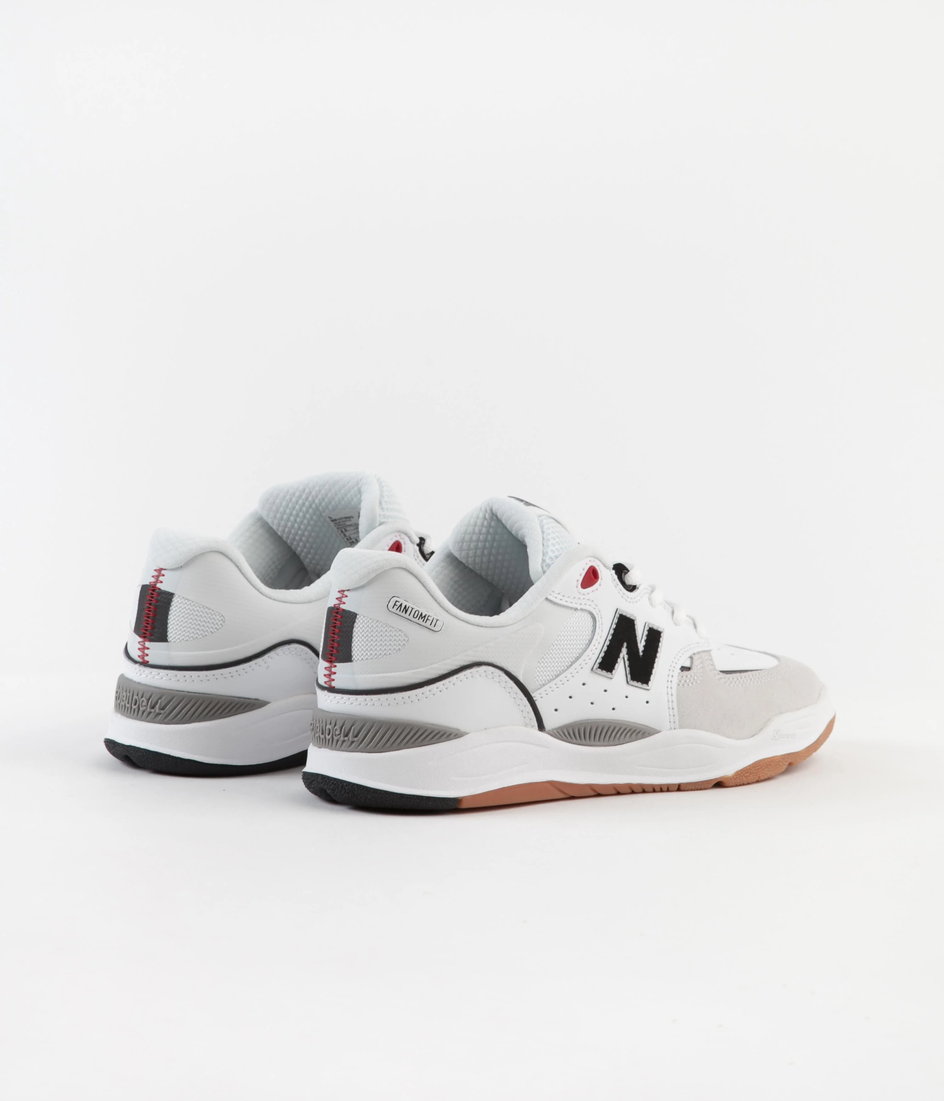 New Balance Numeric 1010 Tiago Lemos Shoes - White / Gum - Image 4