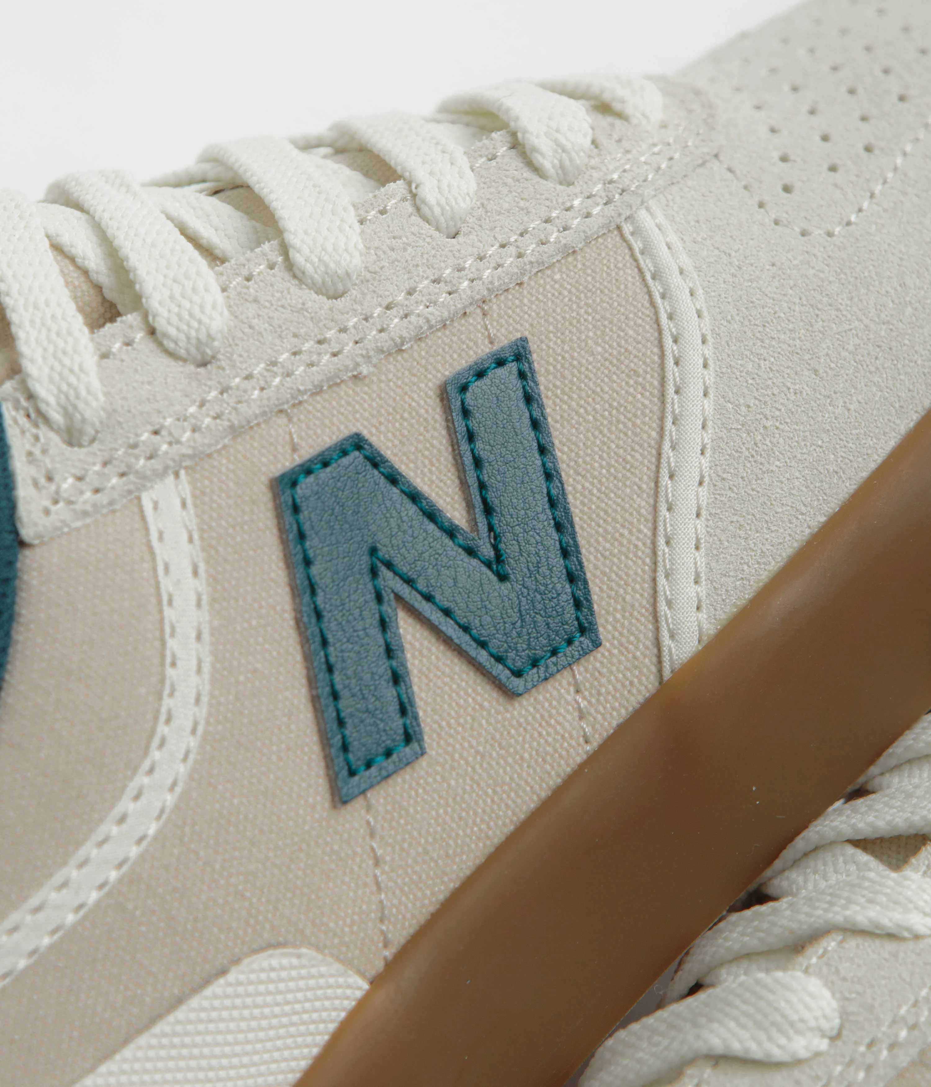 New Balance Numeric 272 Shoes - Sea Salt / Teal - Image 3