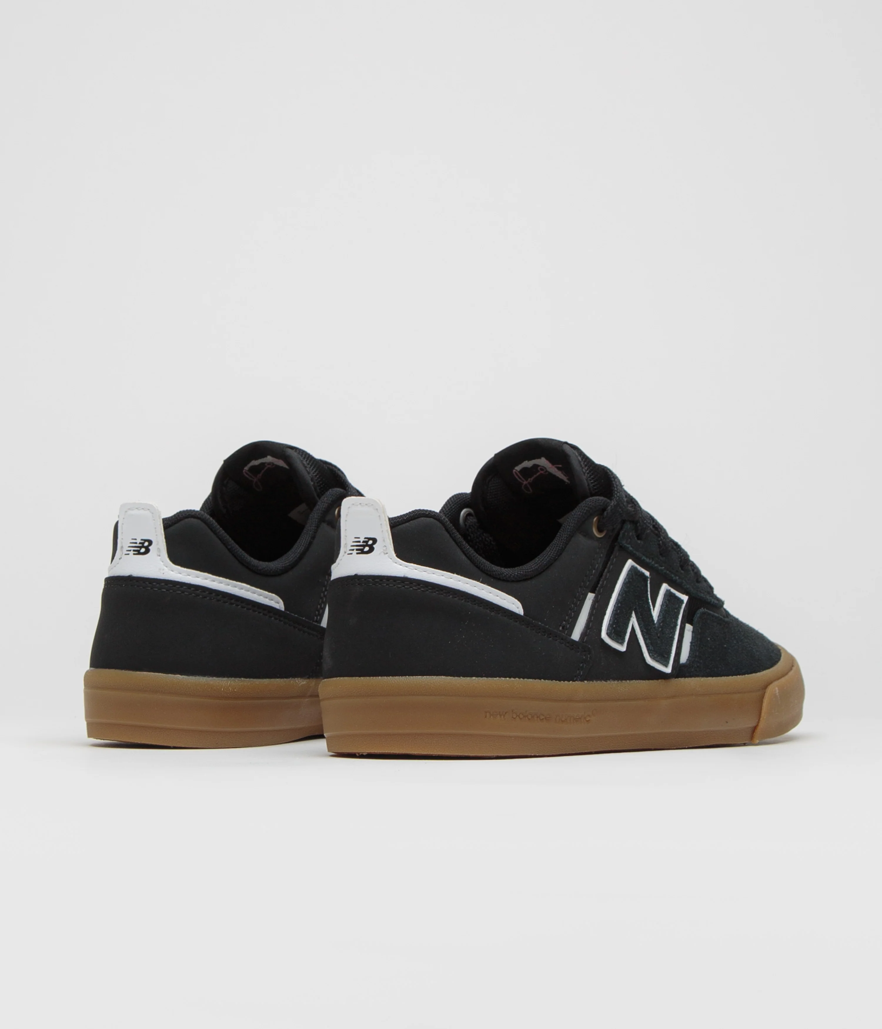 New Balance Numeric 306 Jamie Foy Shoes - Black / Gum / White - Image 4