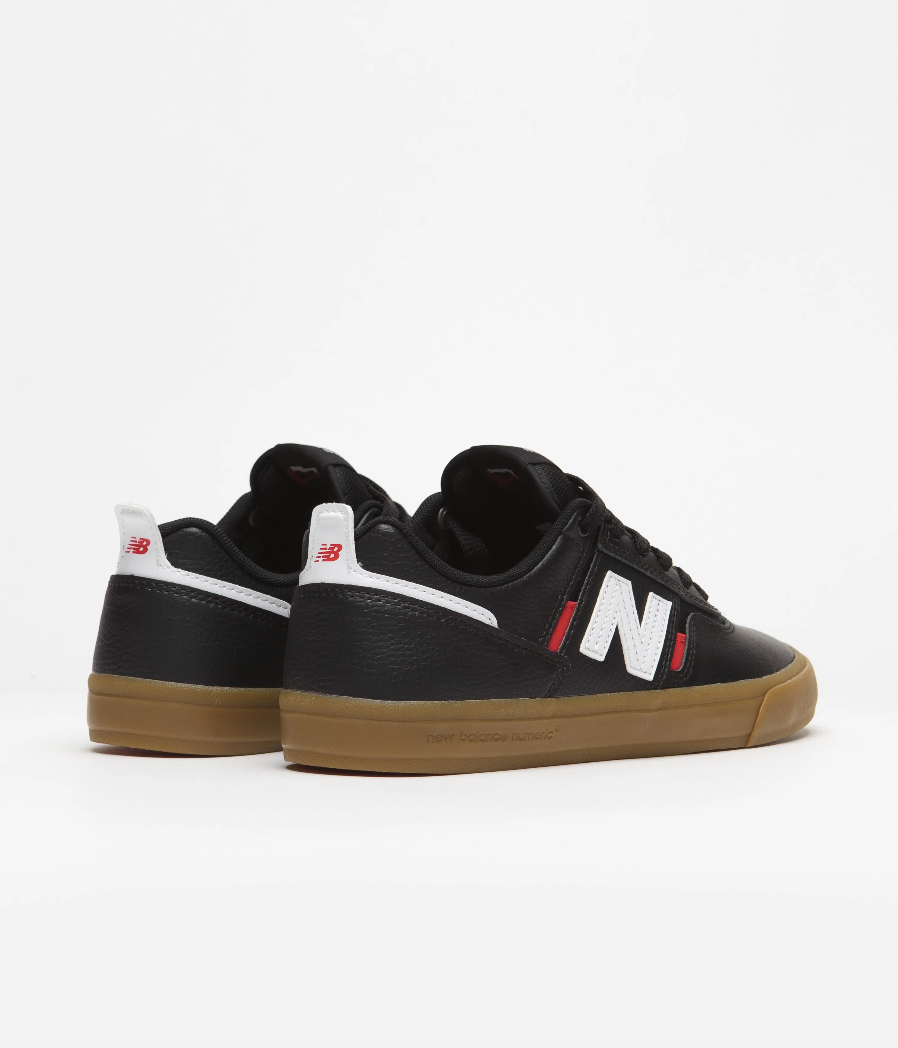 New Balance Numeric 306 Jamie Foy Shoes - Black / Red - Image 4