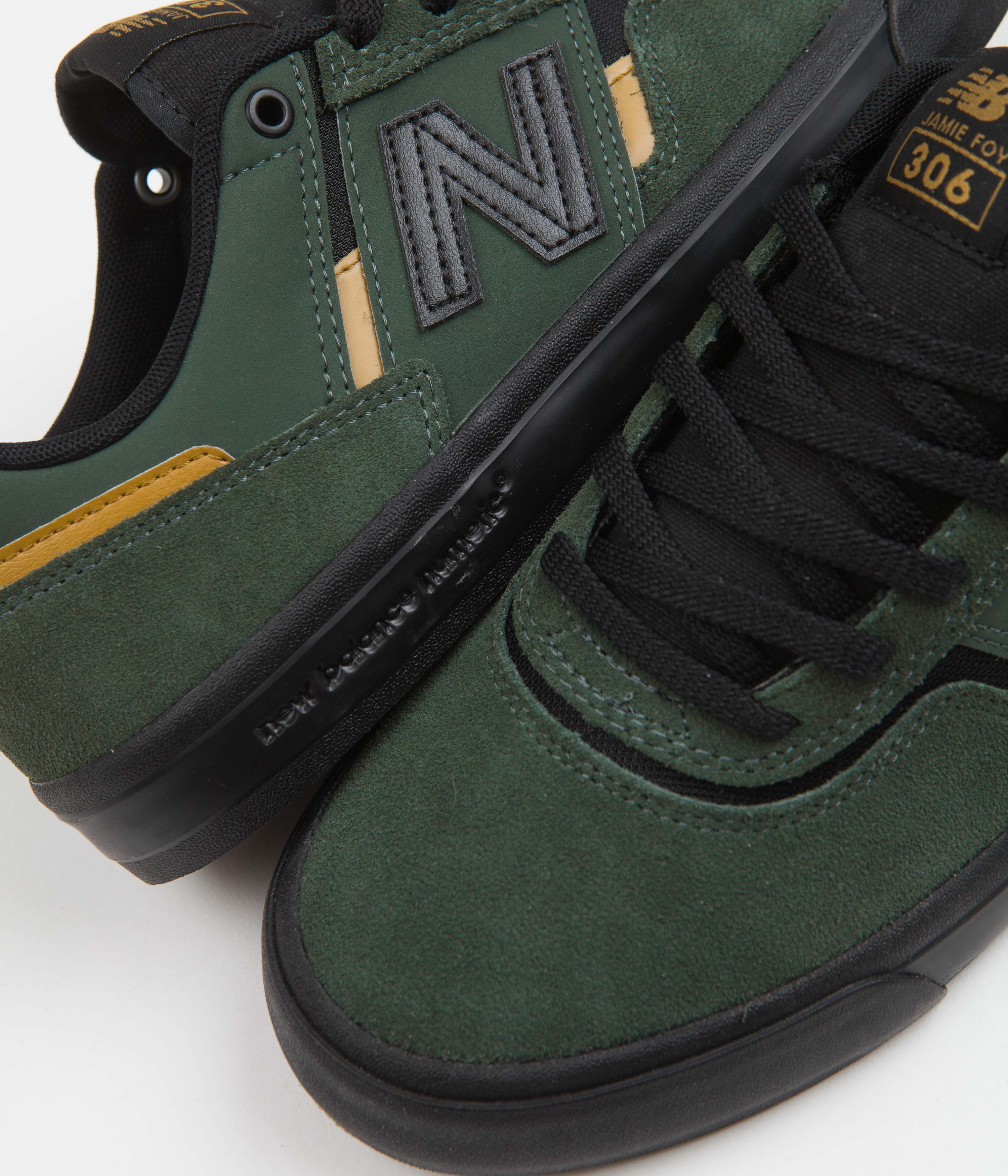 New Balance Numeric 306 Jamie Foy Shoes - Forest / Black - Image 3