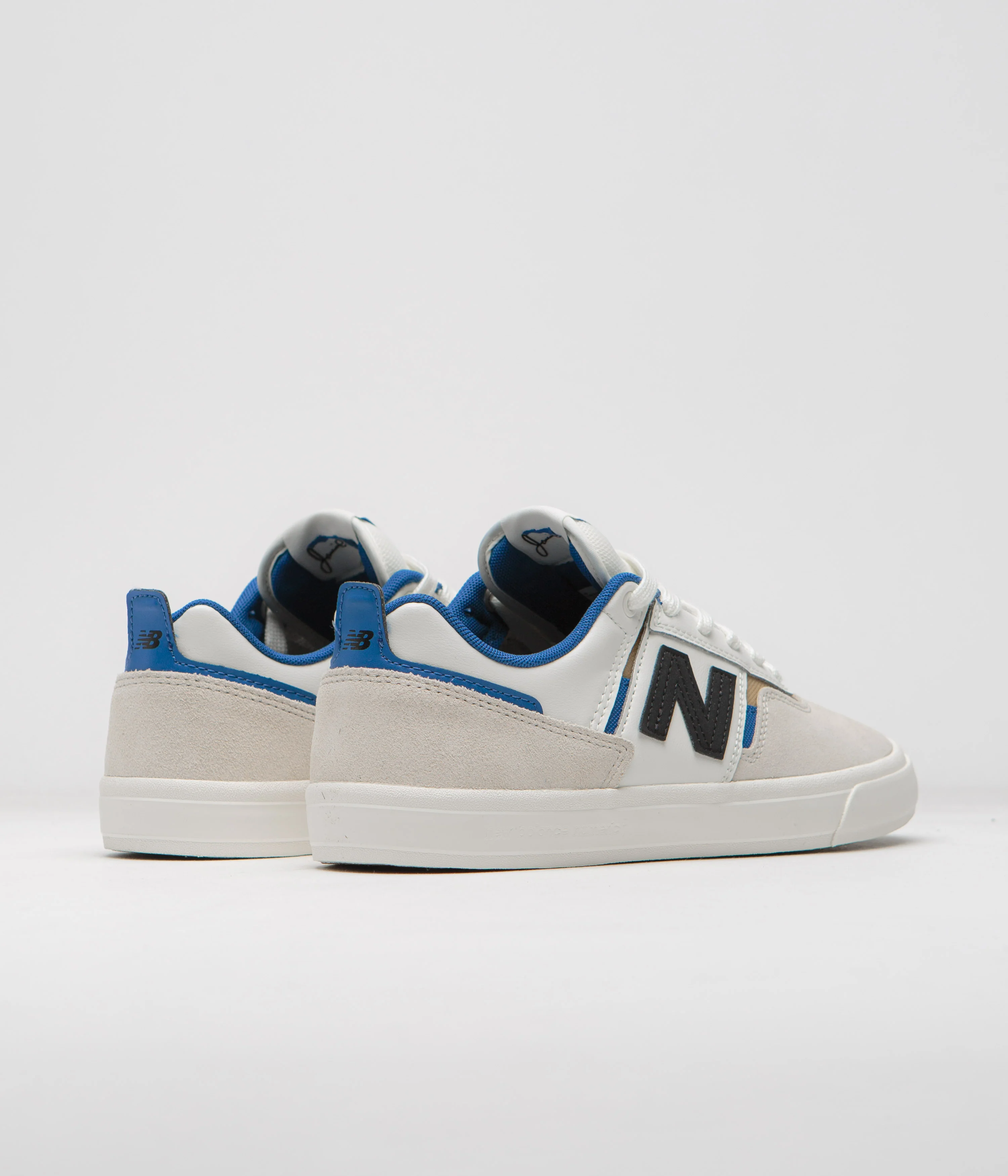 New Balance Numeric 306 Jamie Foy Shoes - Sea Salt / Blue - Image 4