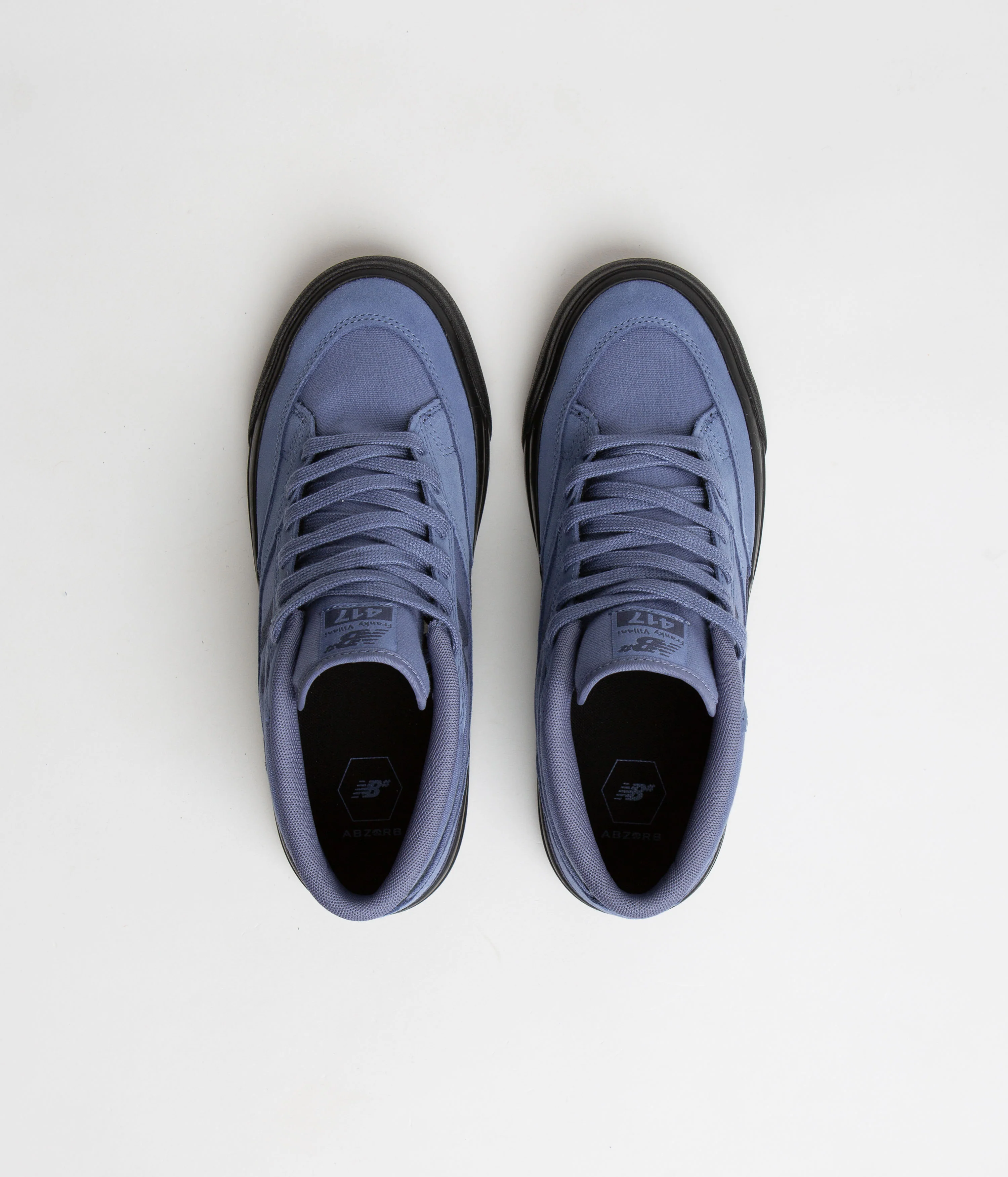 New Balance Numeric 417 Franky Villani Shoes - Steel Blue / Black - Image 7