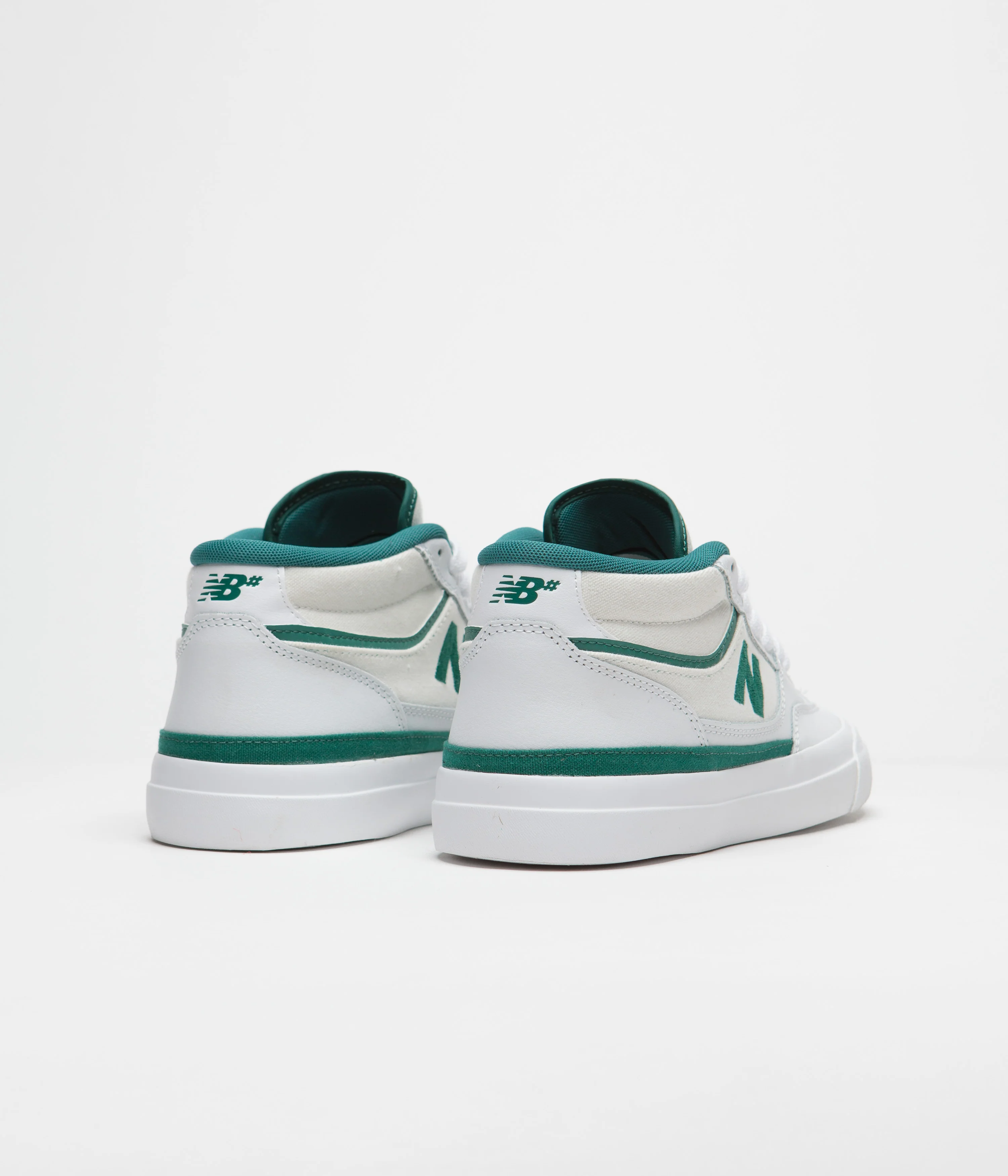 New Balance Numeric 417 Franky Villani Shoes - White / Green - Image 4