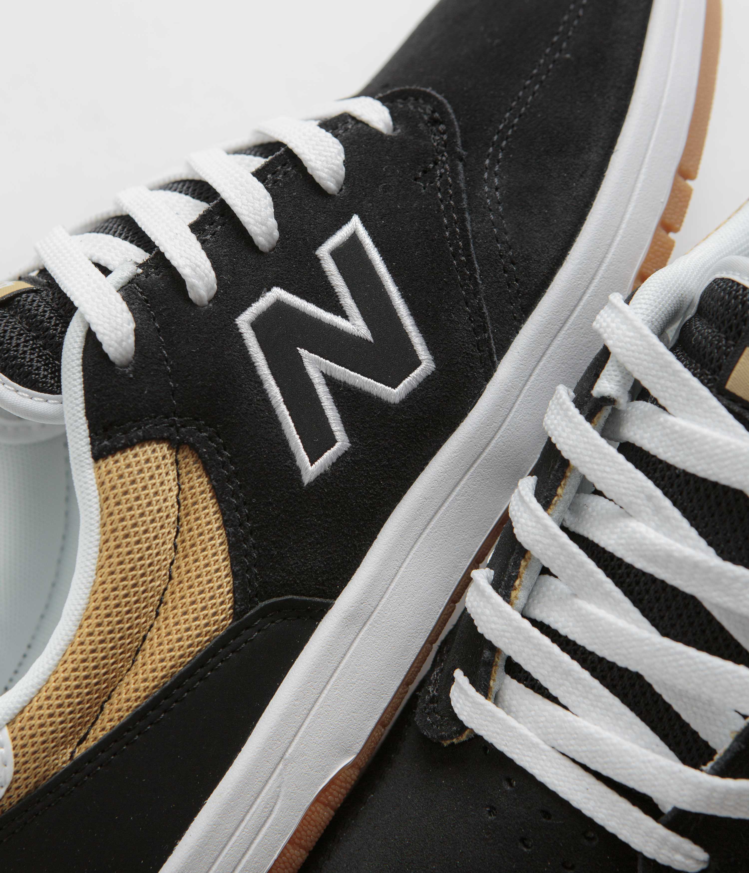New Balance Numeric 425 Shoes - Black / Tan - Image 3