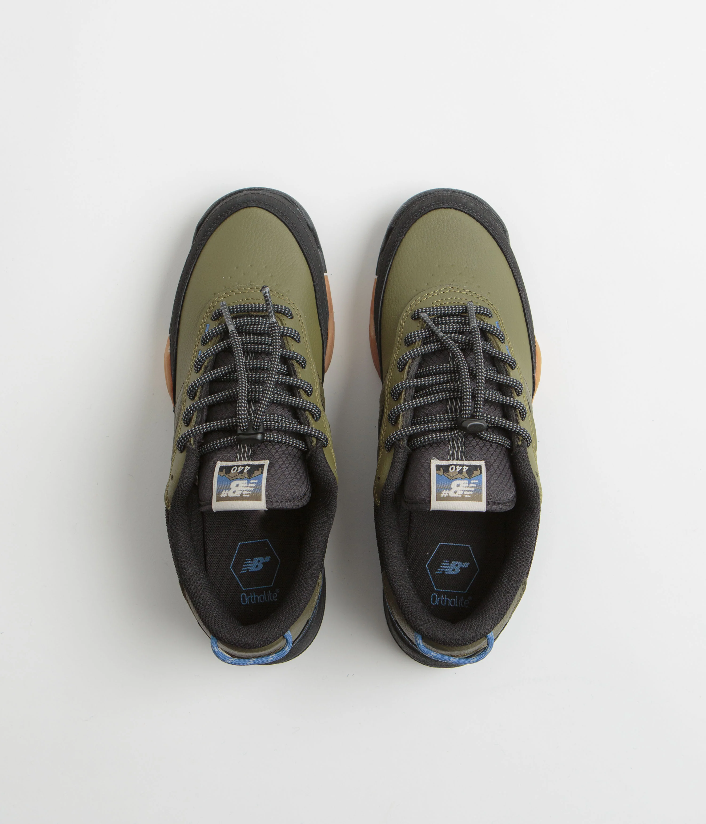 New Balance Numeric 440 V2 Trail Shoes - Olive / Black - Image 7