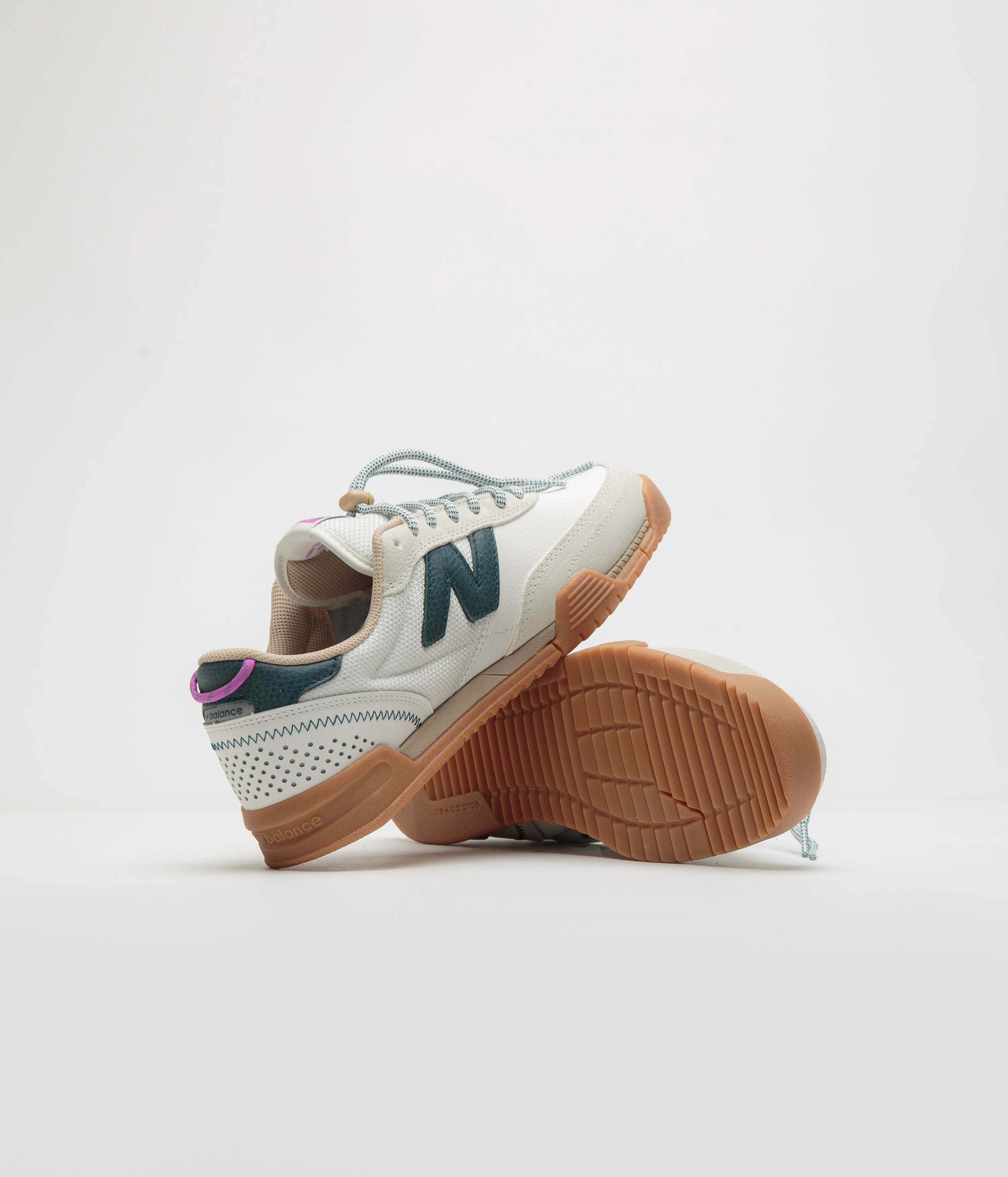 New Balance Numeric 440 V2 Trail Shoes - Sea Salt / Gum - Image 6