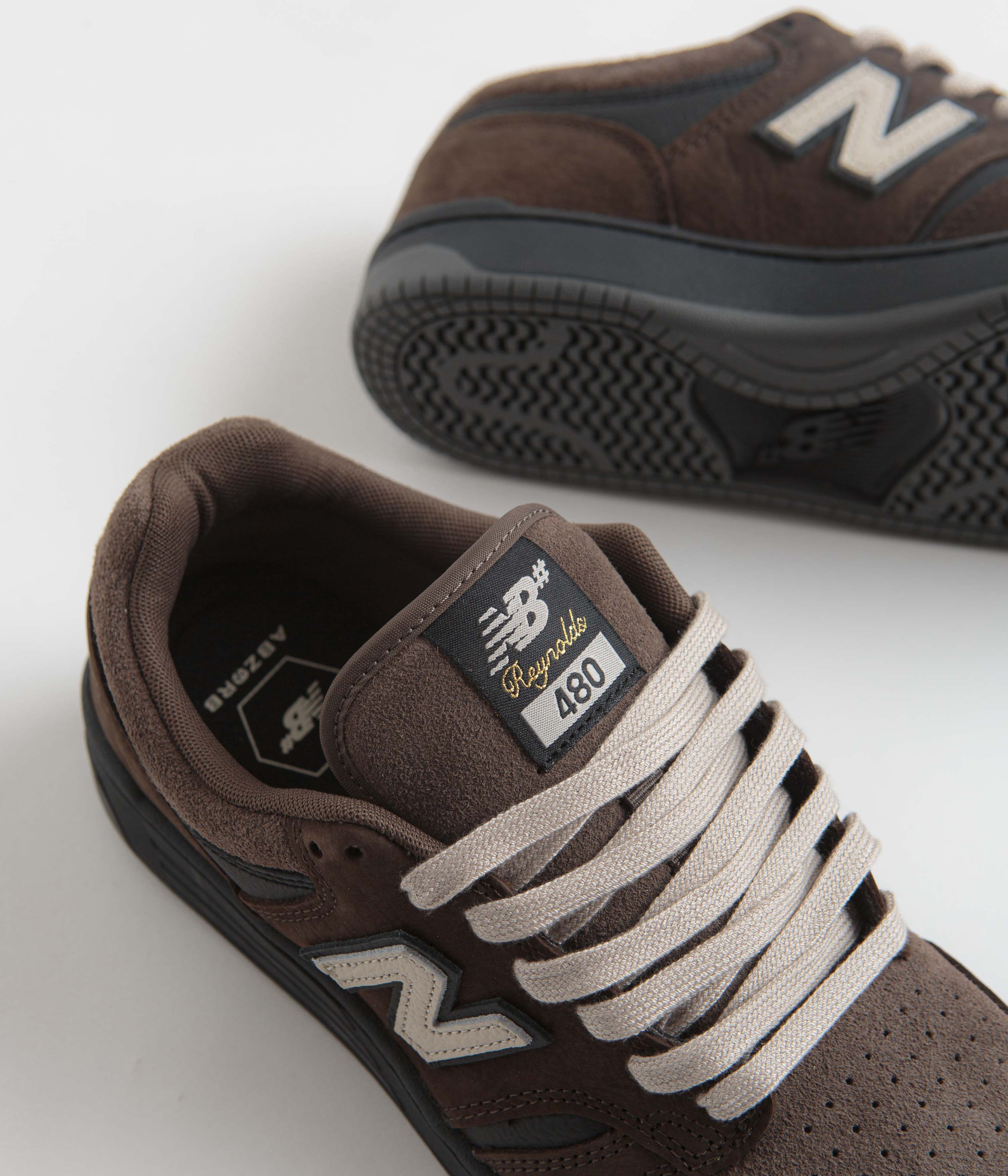 New Balance Numeric 480 Andrew Reynolds Shoes - Chocolate - Image 3
