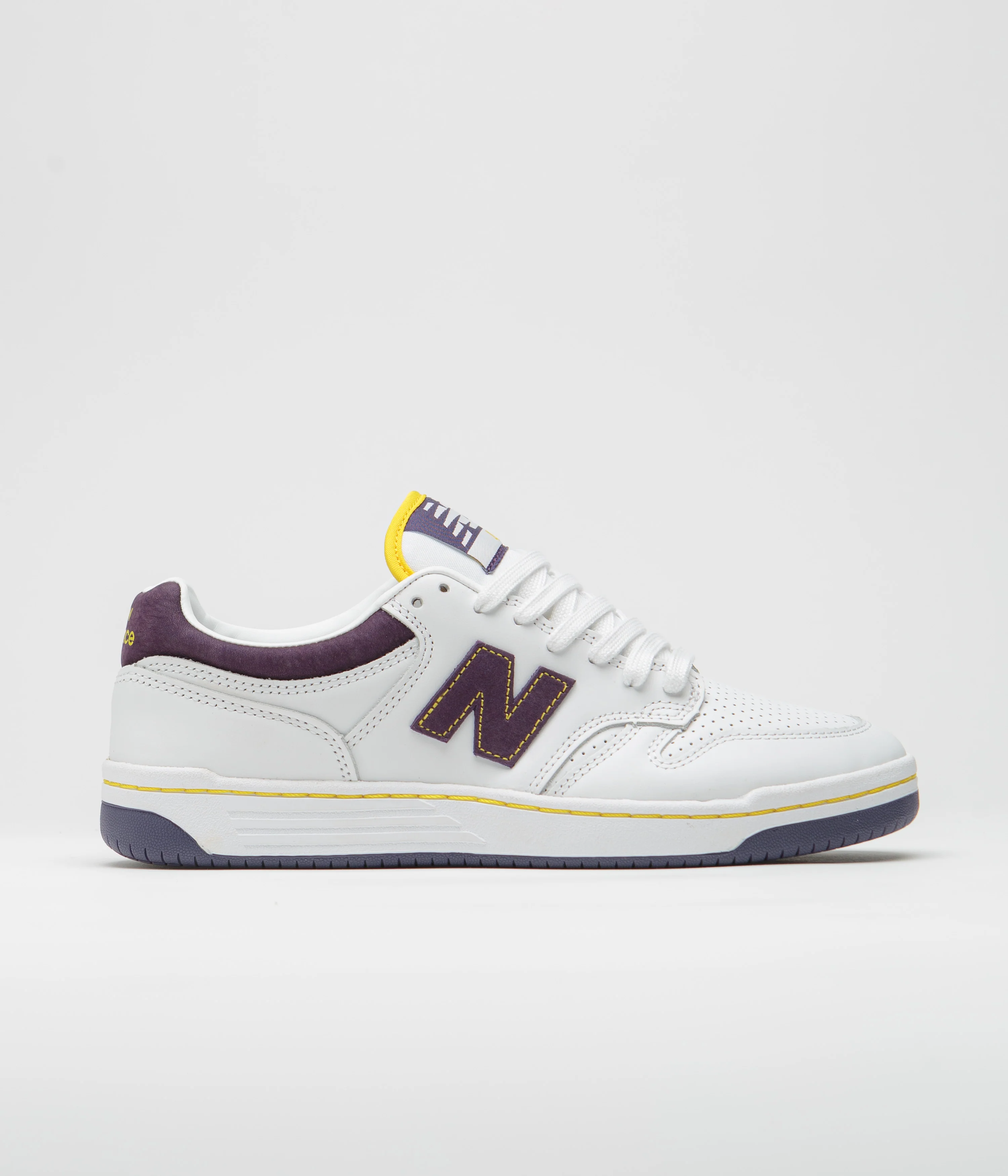 New Balance Numeric 480 Shoes - White / Purple