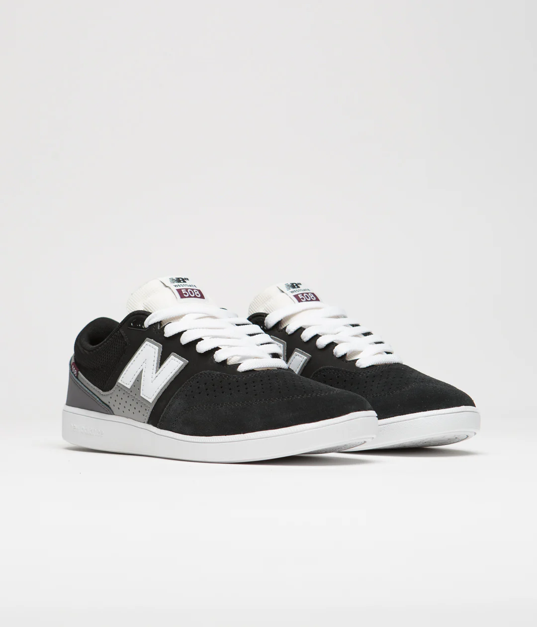 New Balance Numeric 508 Brandon Westgate Shoes - Black / White / White - Image 2