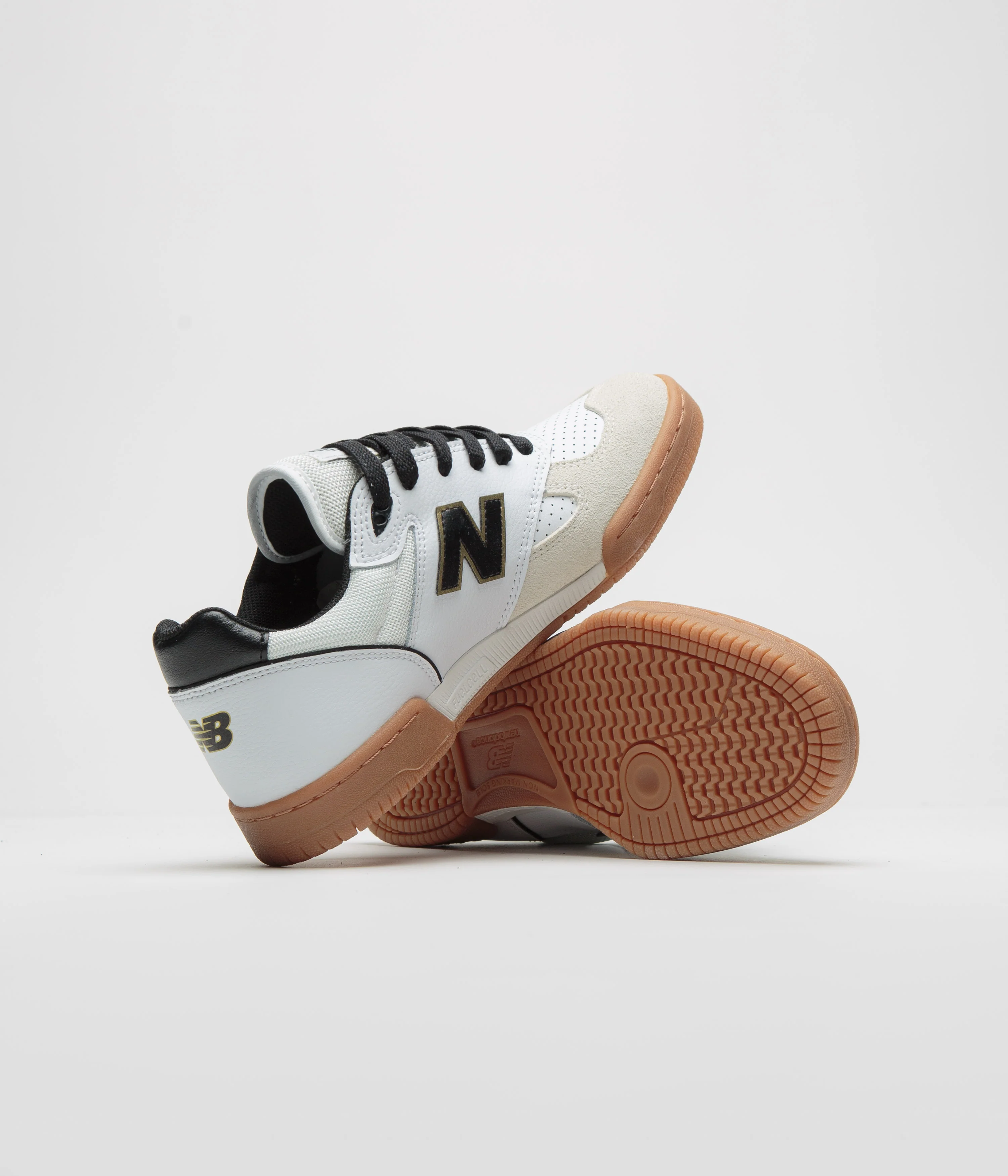 New Balance Numeric 600 Tom Knox Shoes - White / Black - Image 5