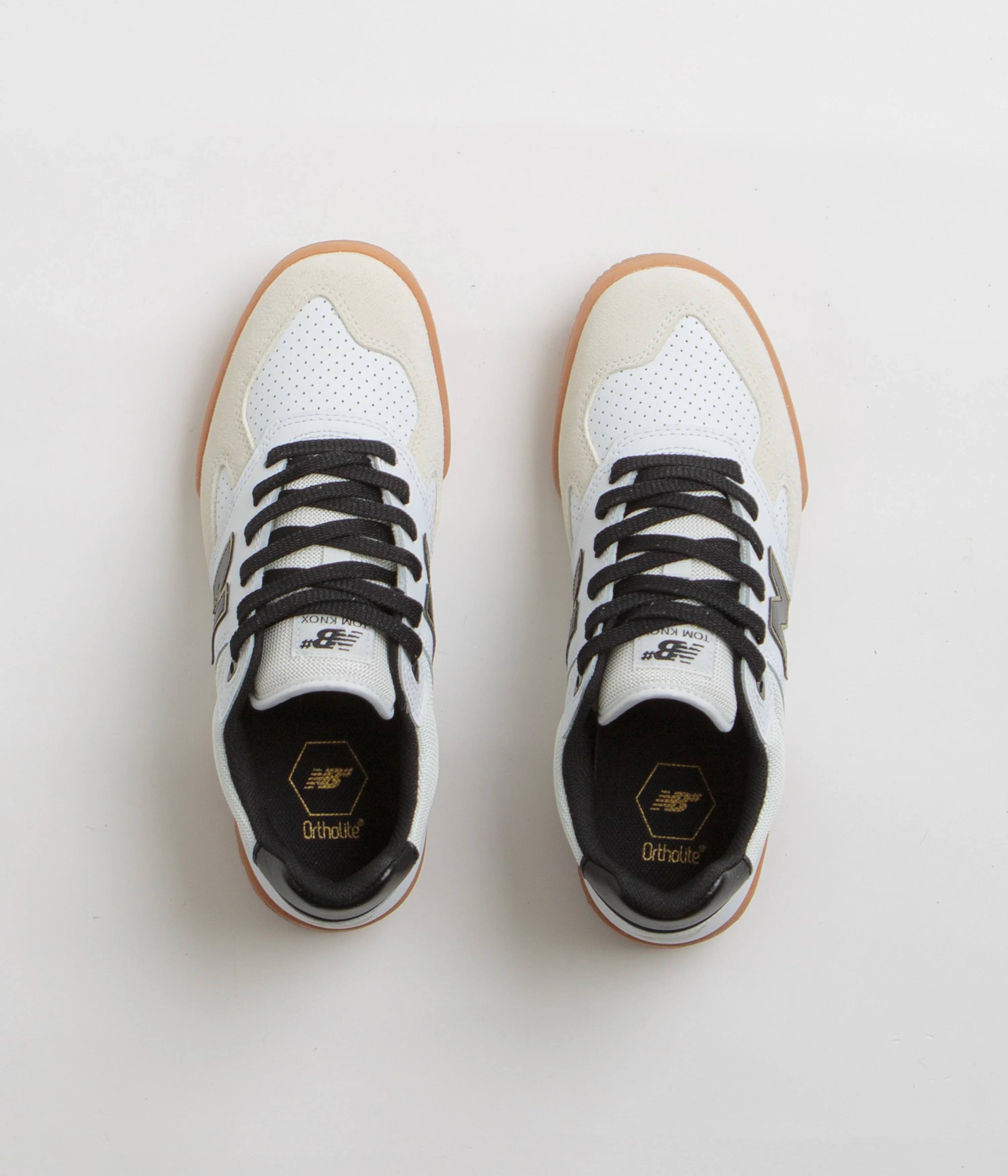 New Balance Numeric 600 Tom Knox Shoes - White / Black - Image 7