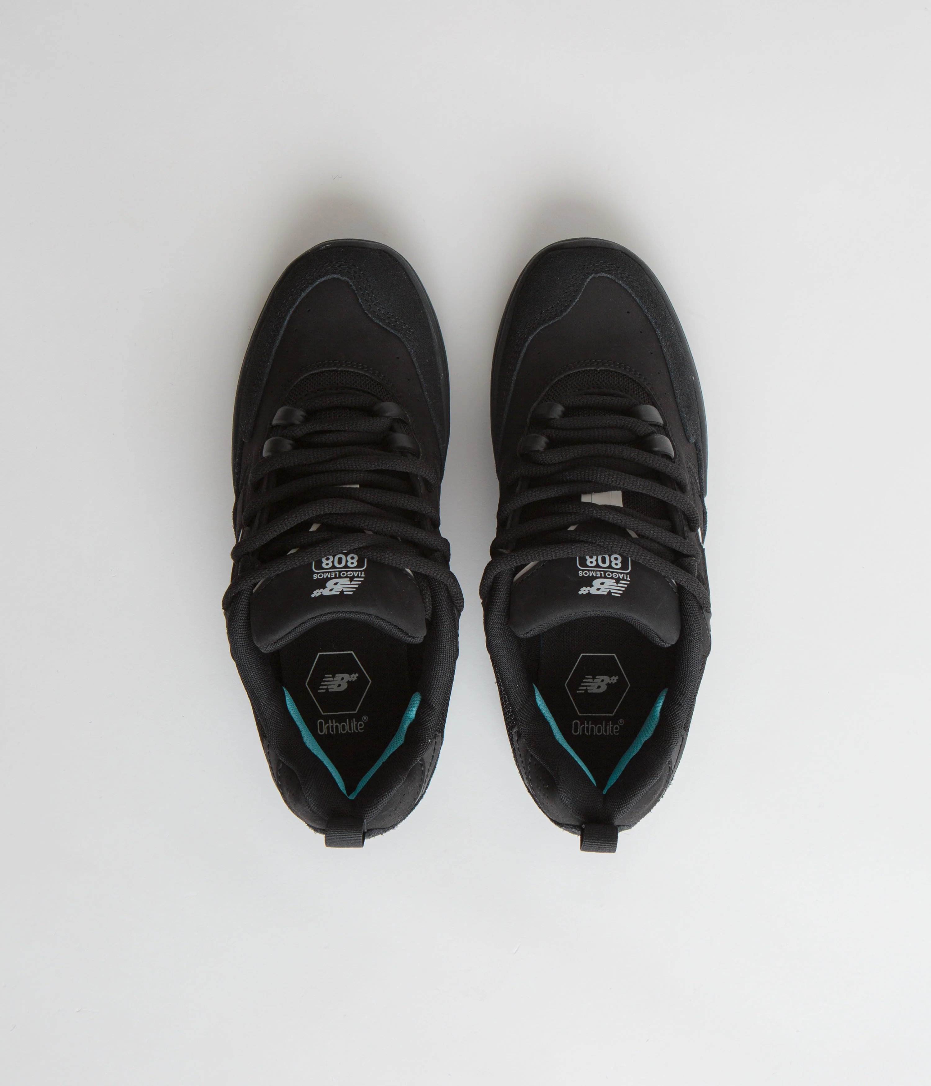 New Balance Numeric 808 Tiago Lemos Shoes - Black / Black - Image 7