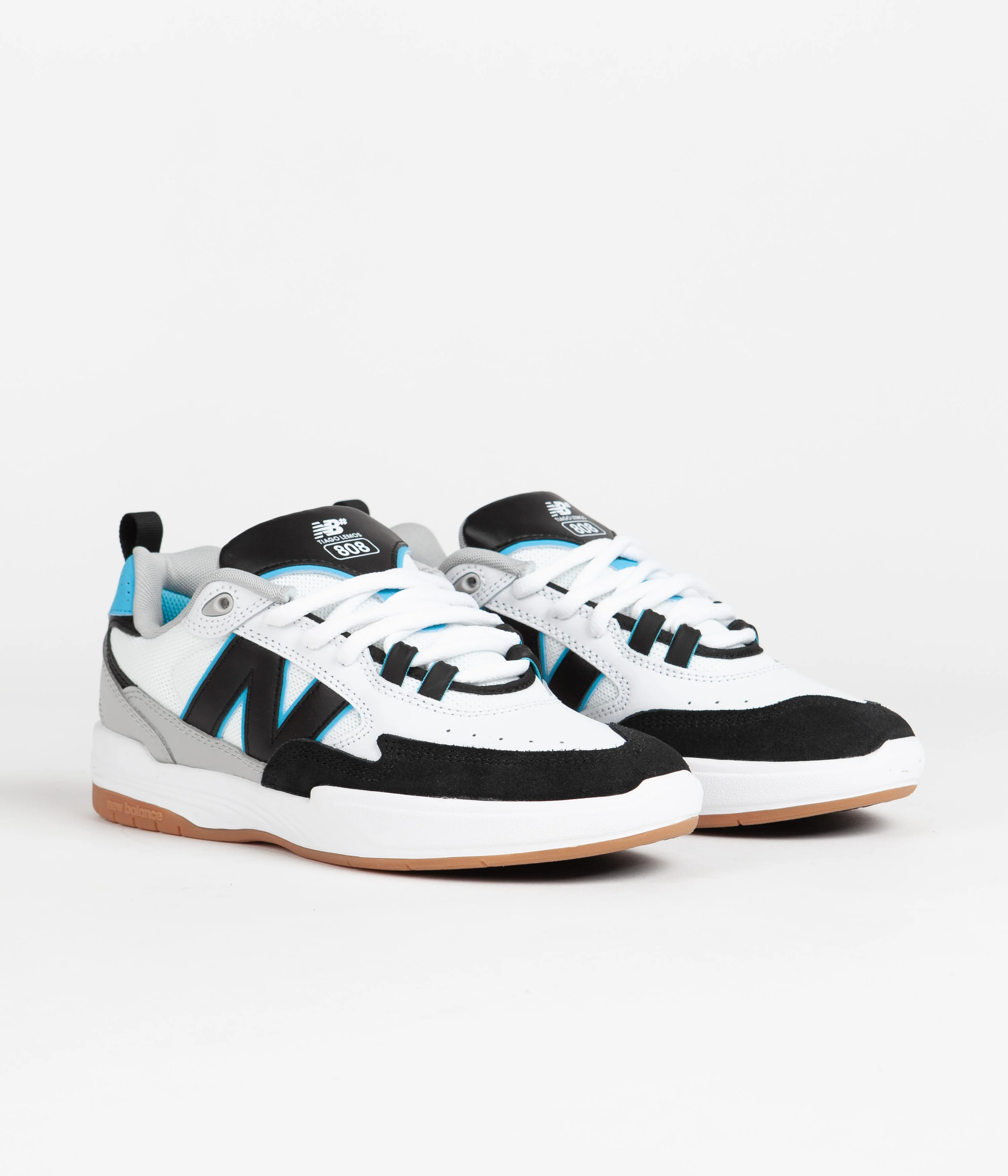 New Balance Numeric 808 Tiago Lemos Shoes - White / Black - Image 2