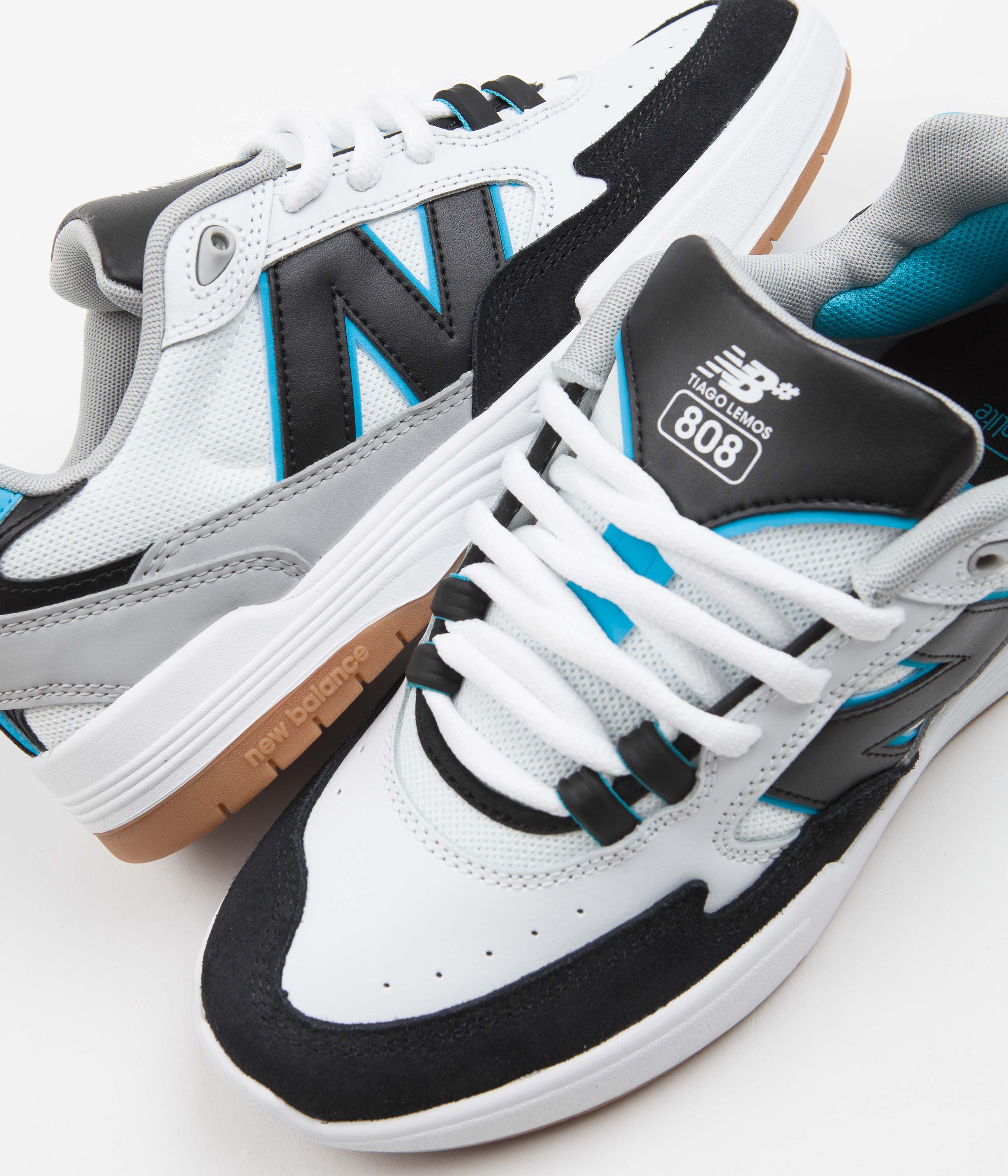 New Balance Numeric 808 Tiago Lemos Shoes - White / Black - Image 3