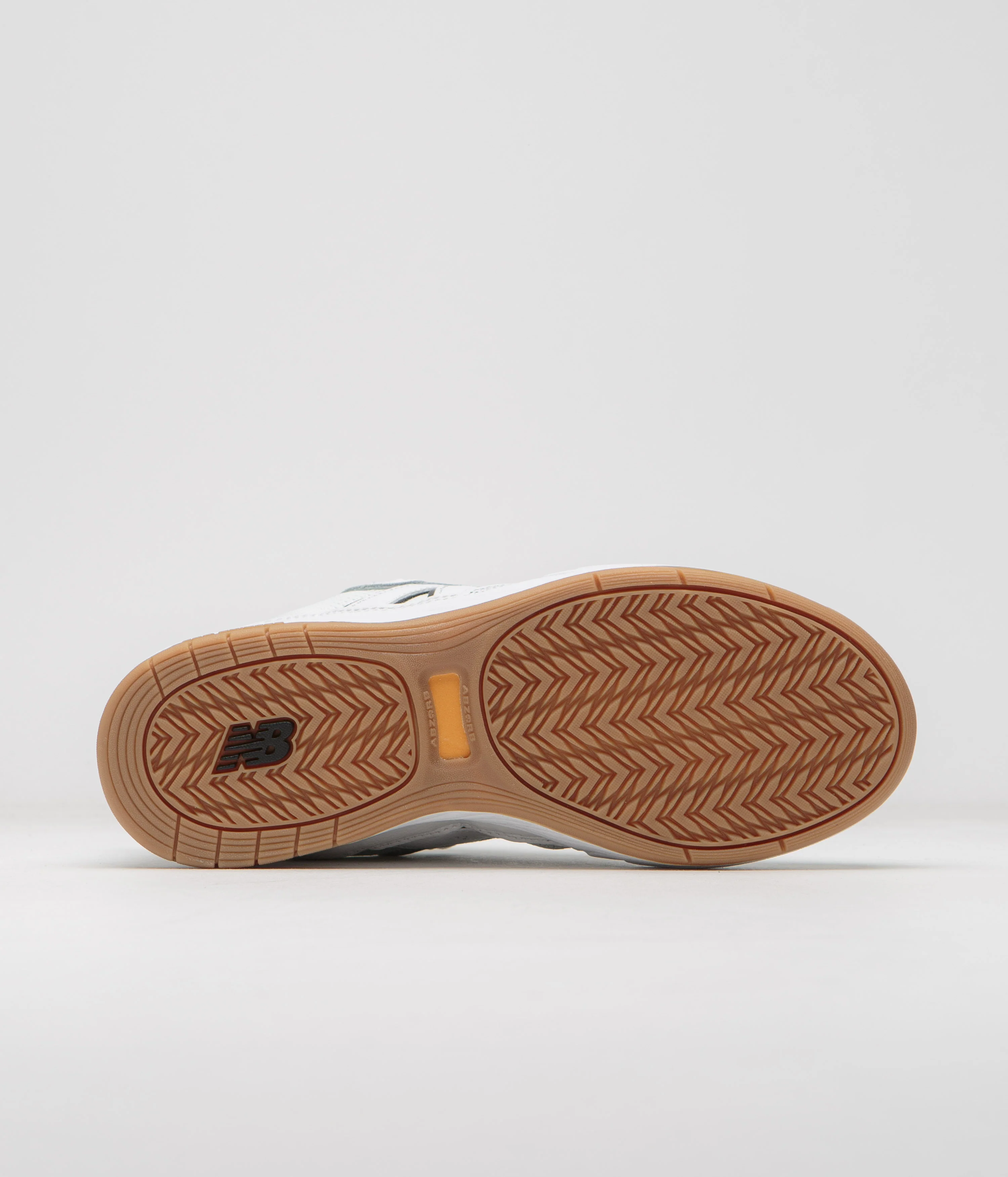 New Balance Numeric 808 Tiago Lemos Shoes - White / Black / Gum - Image 6