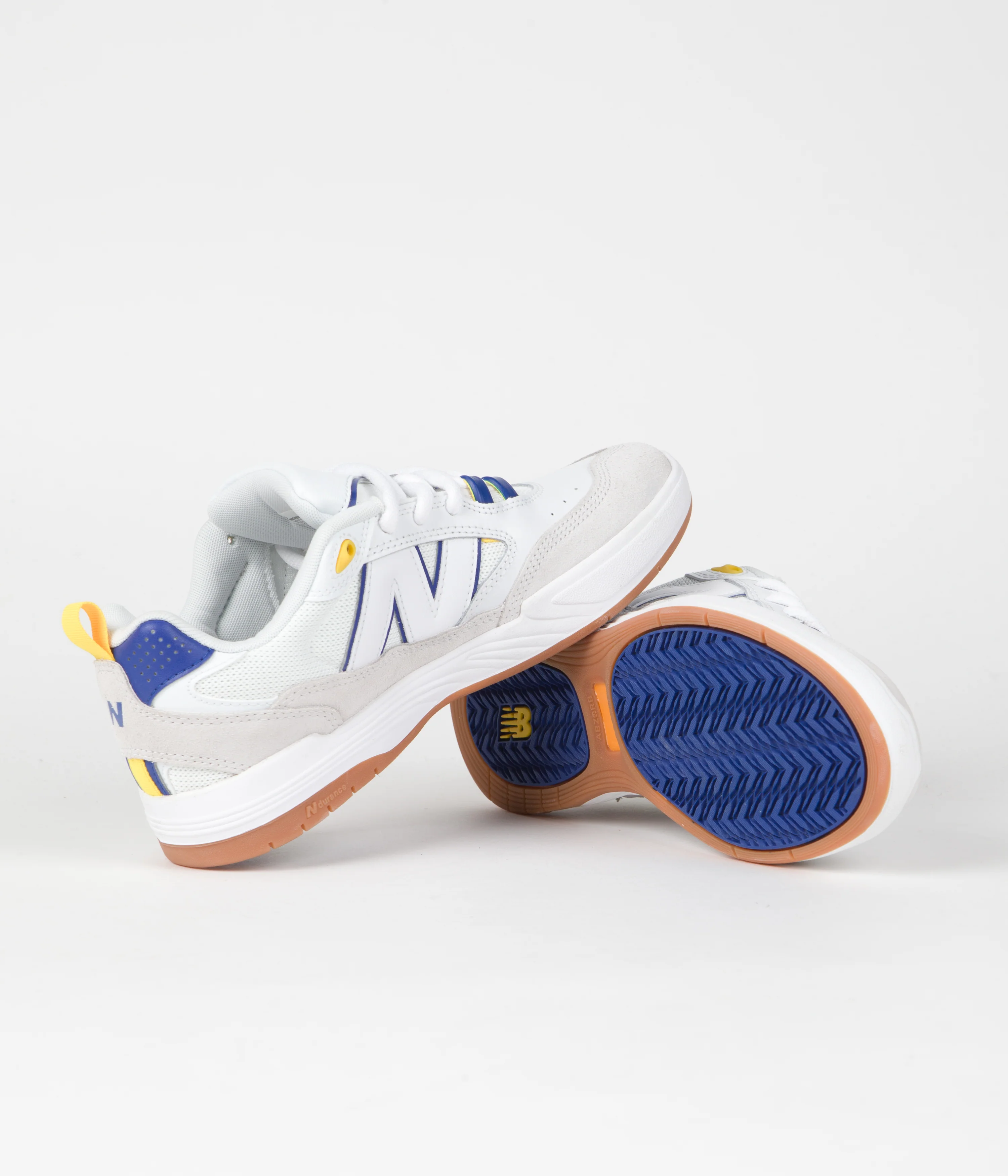 New Balance Numeric 808 Tiago Lemos Shoes - White / Royal - Image 5