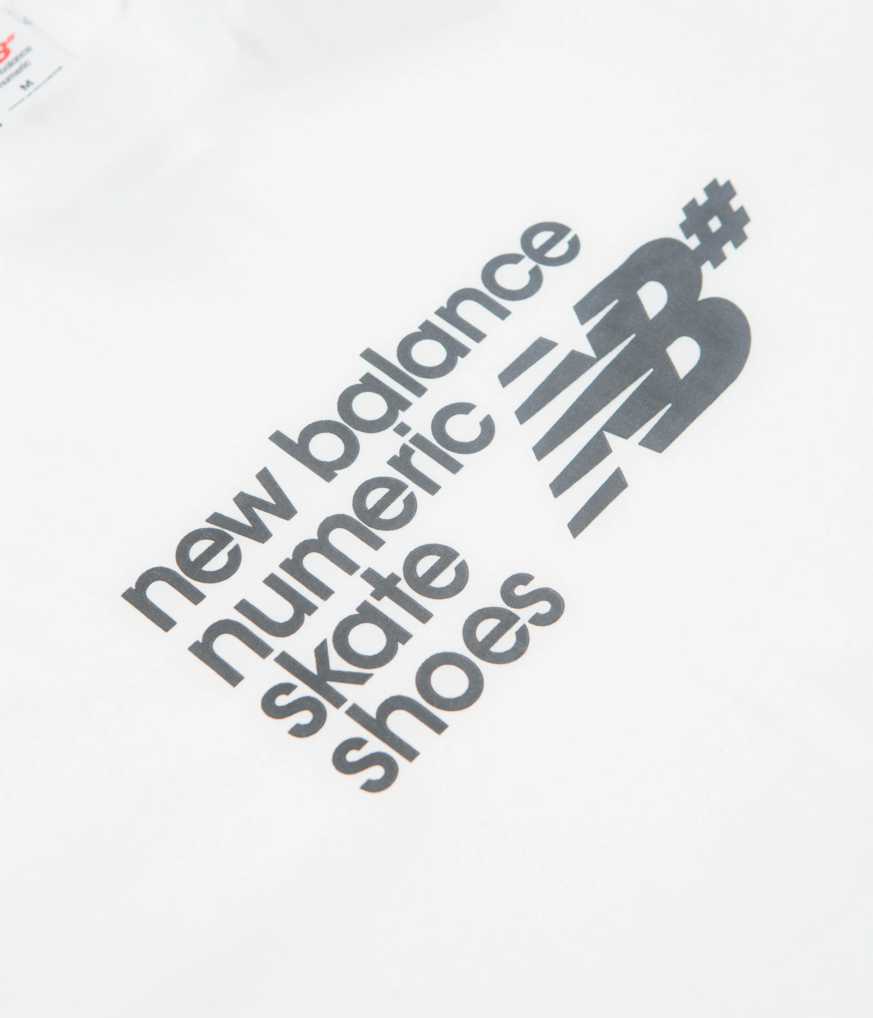 New Balance Numeric Stacked Graphic T-Shirt - White - Image 3