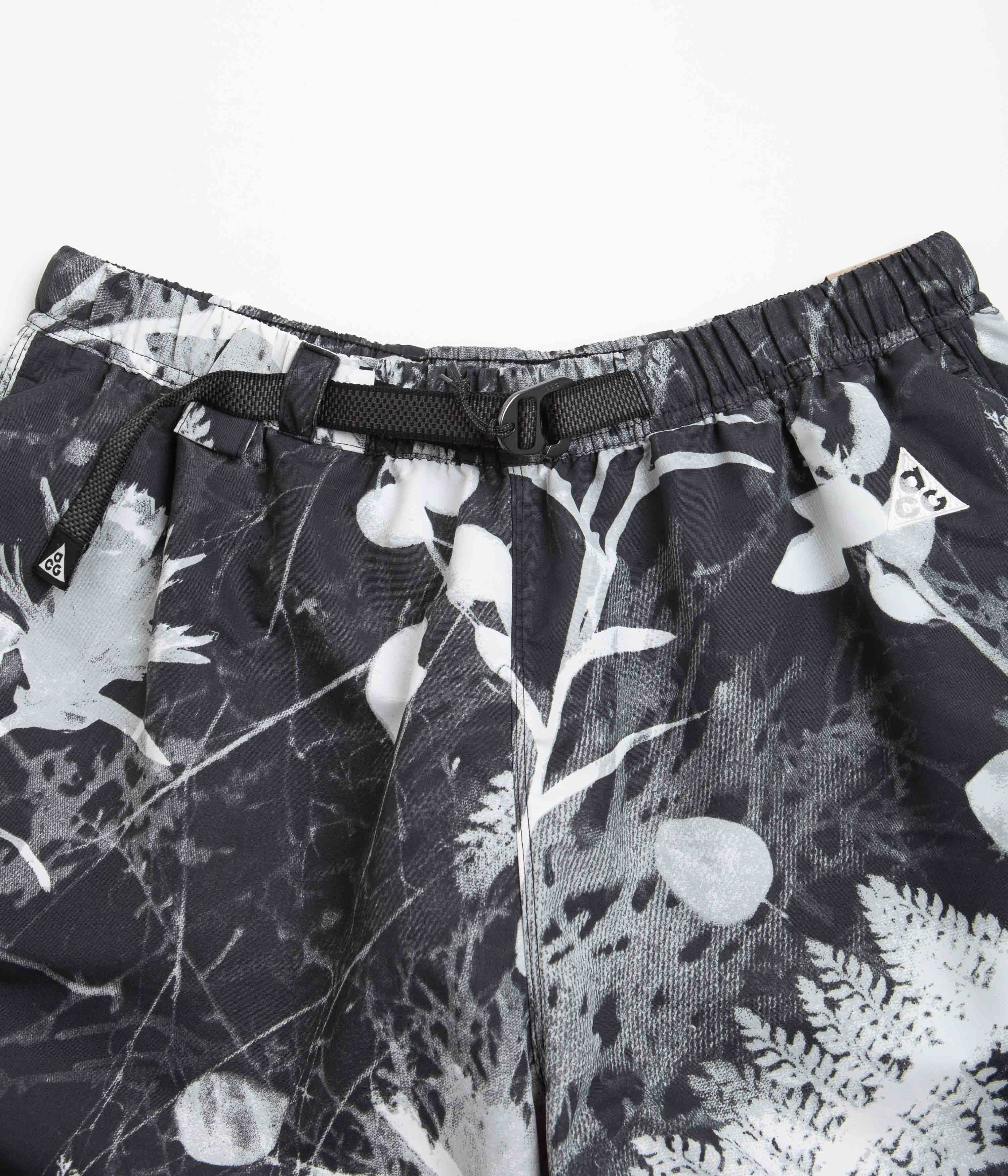 Nike ACG All Over Print Trail Shorts - Black / Anthracite / Summit White - Image 5