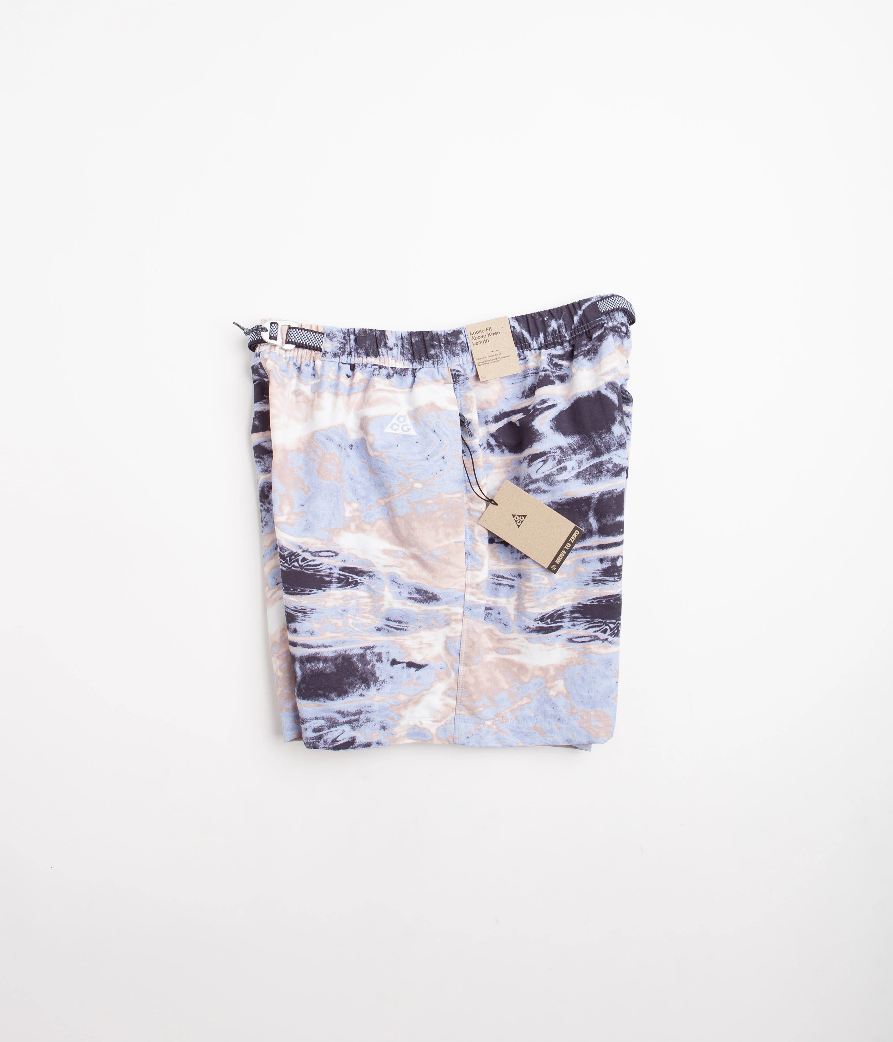 Nike ACG All Over Print Trail Shorts - Pink Oxford / Gridiron / Summit White - Image 2