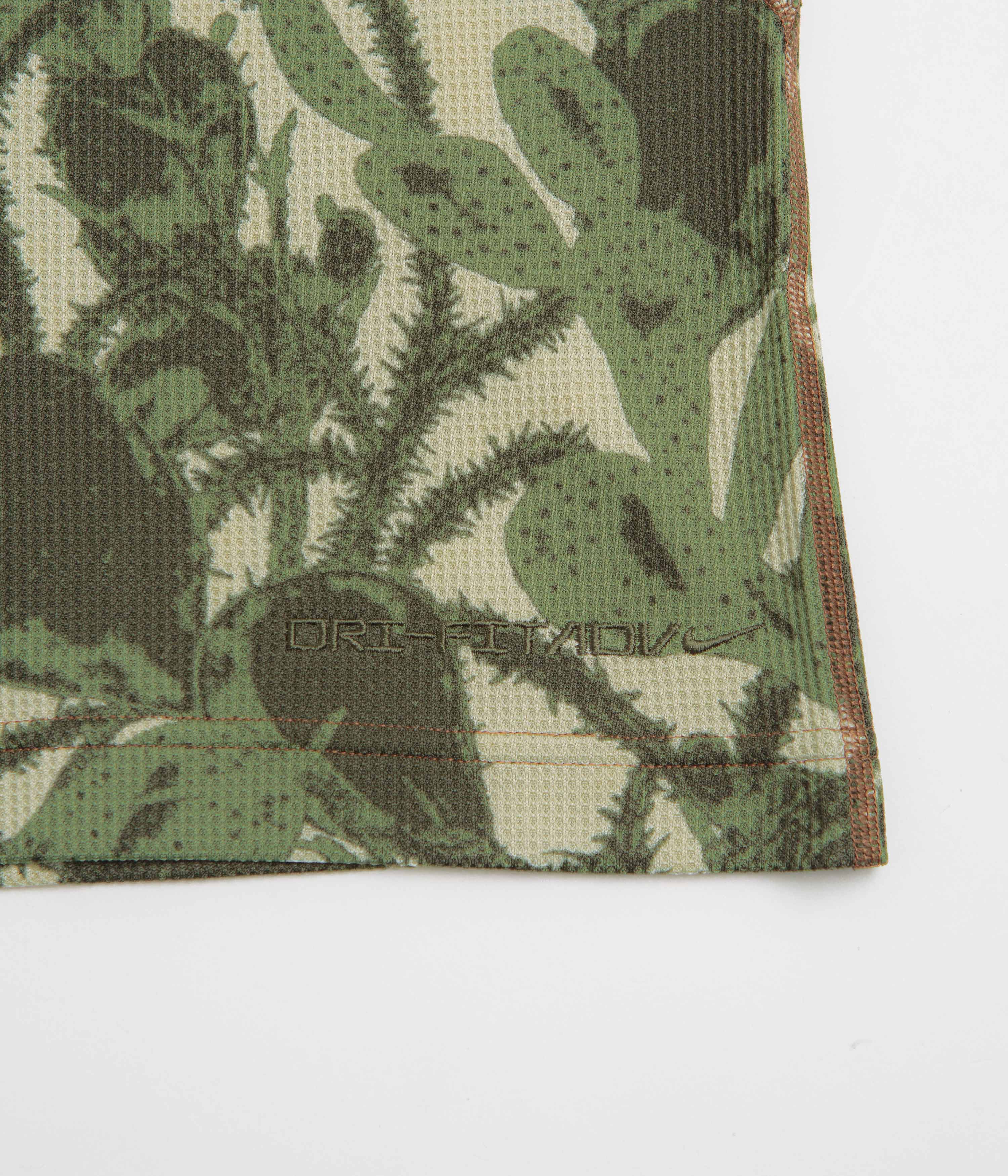 Nike ACG AOP Chinati T-Shirt  - Light Khaki / Cargo Khaki / Summit White - Image 4