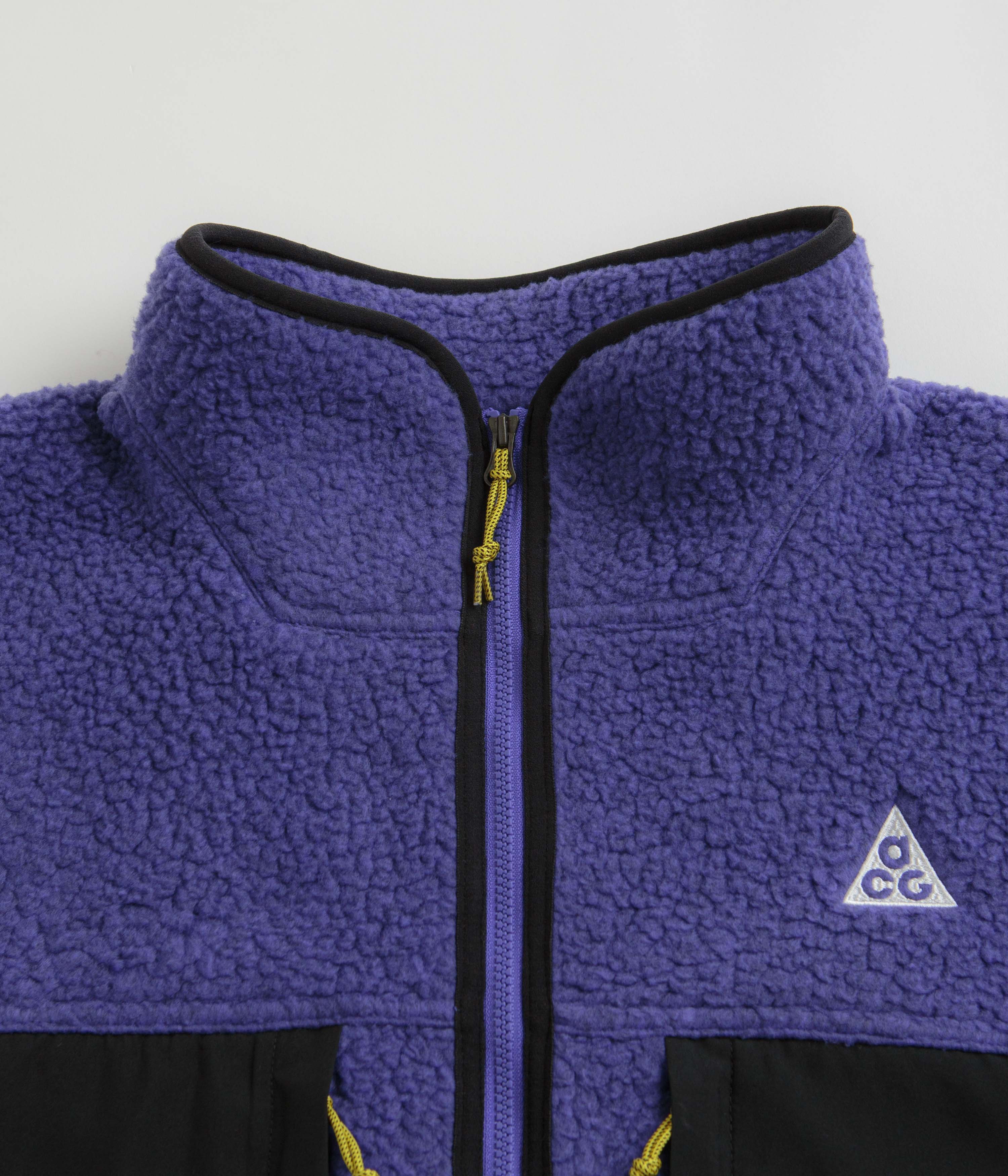 Nike ACG Arctic Wolf Full Zip Fleece - Persian Violet / Black / Summit White - Image 3