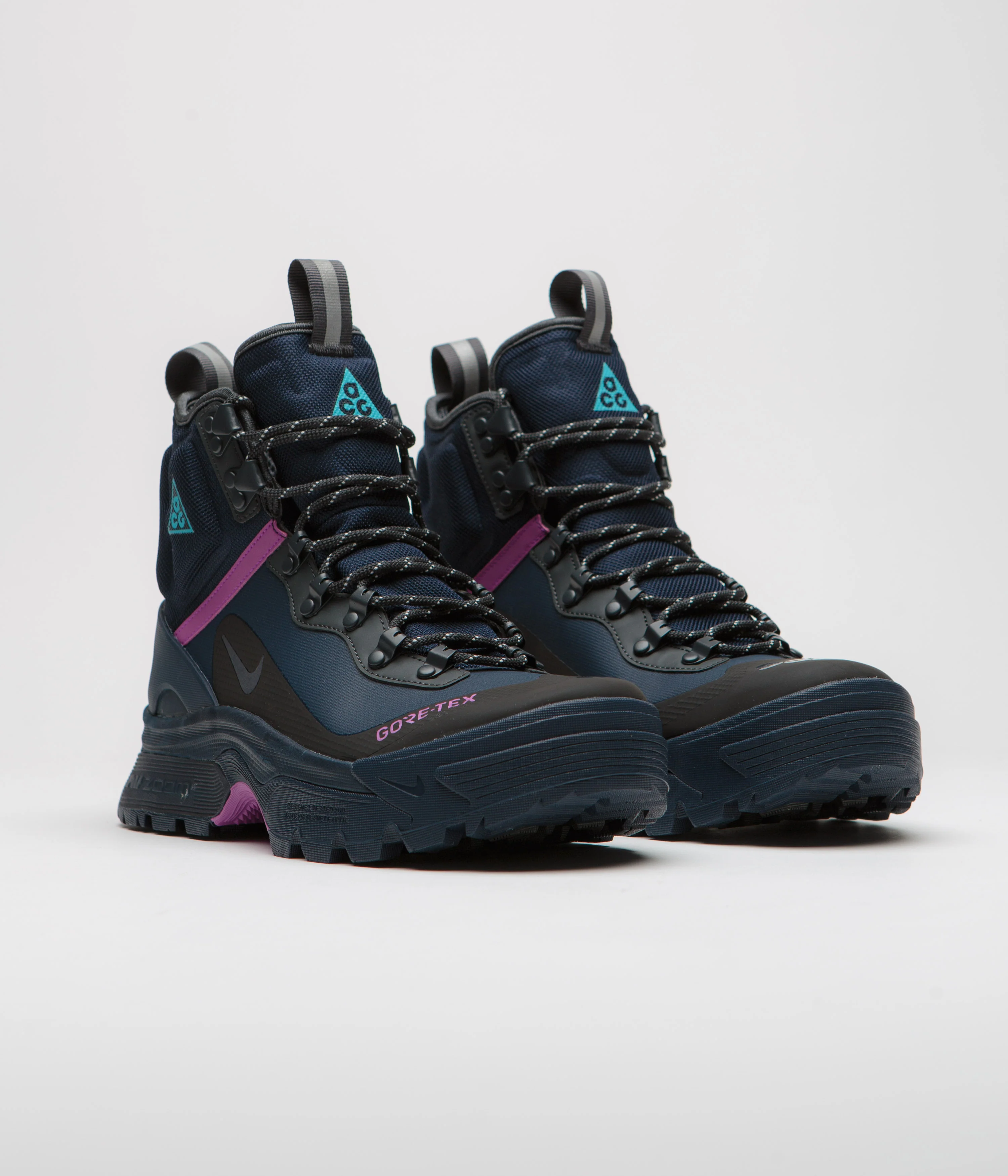Nike ACG Gaiadome Gore-Tex Shoes - Obsidian / Teal Nebula - Anthracite - Image 2