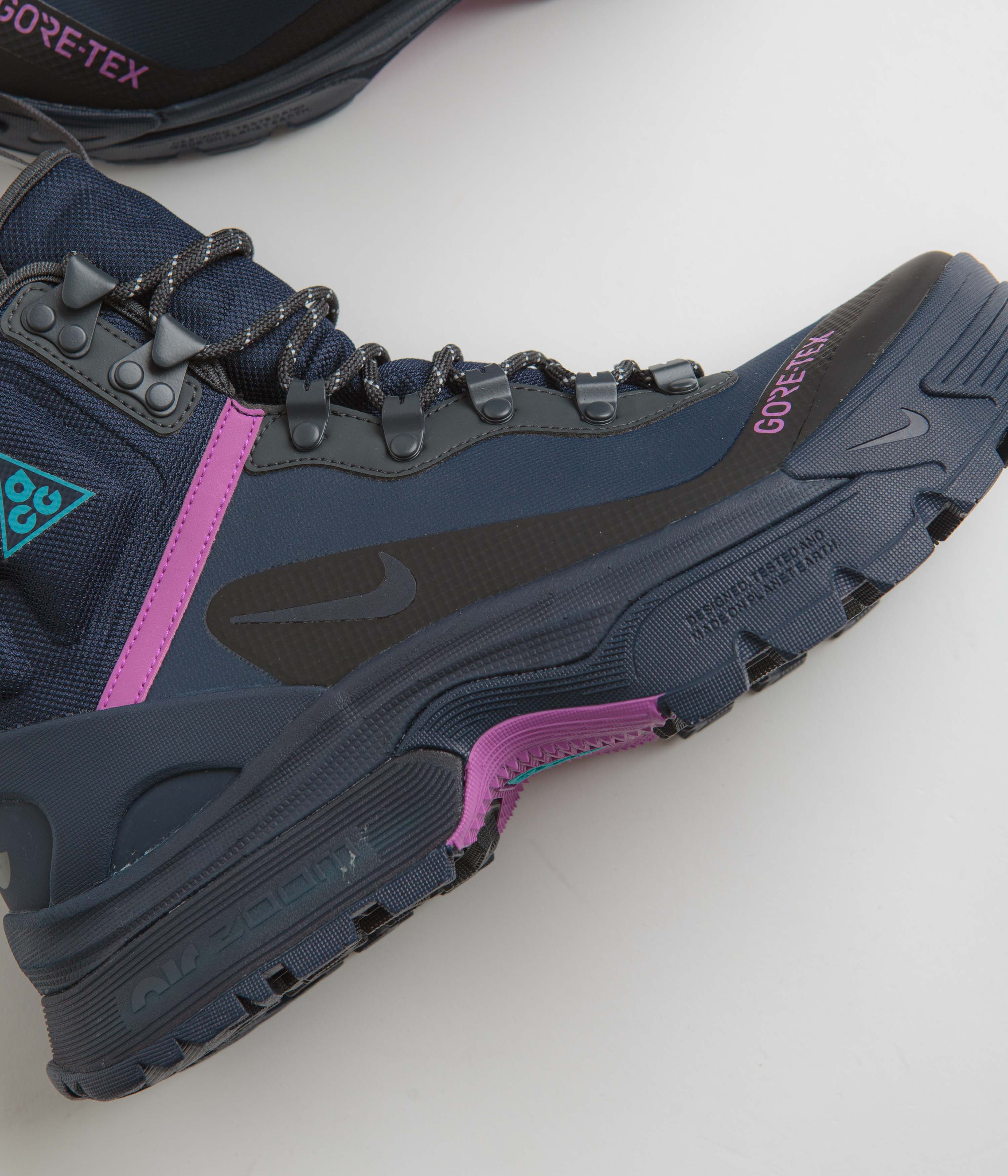 Nike ACG Gaiadome Gore-Tex Shoes - Obsidian / Teal Nebula - Anthracite - Image 3
