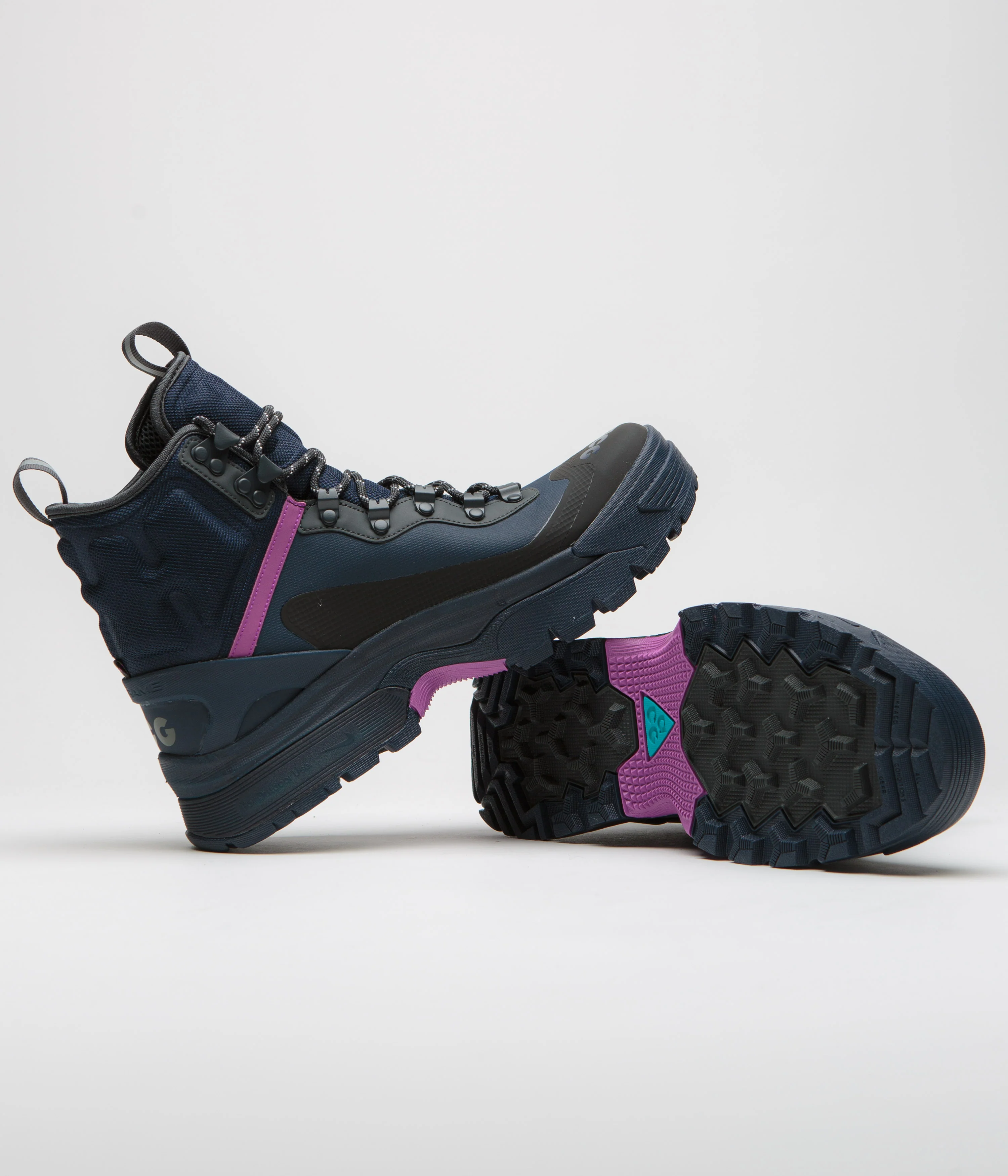 Nike ACG Gaiadome Gore-Tex Shoes - Obsidian / Teal Nebula - Anthracite - Image 5