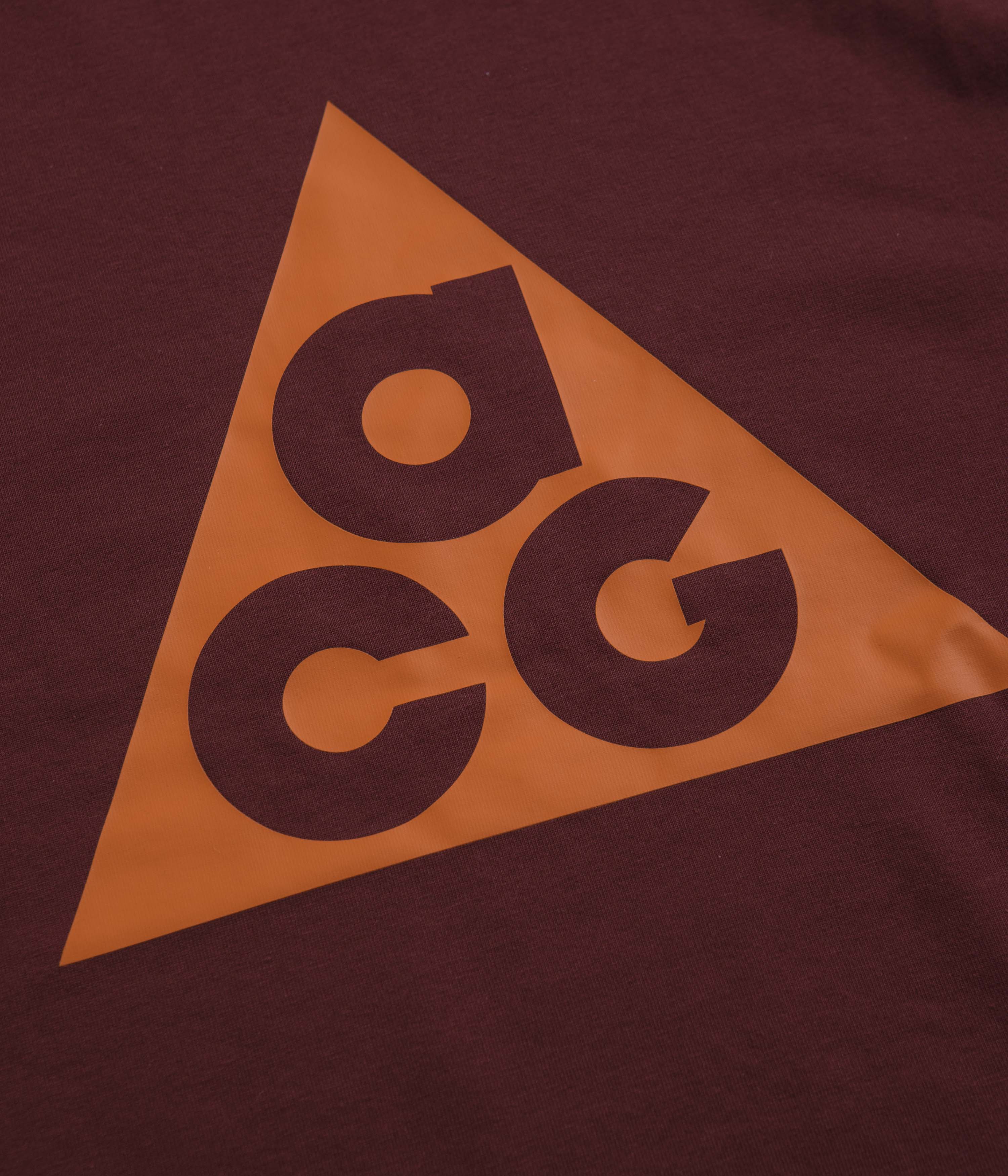 Nike ACG HBR T-Shirt - Night Maroon - Image 3
