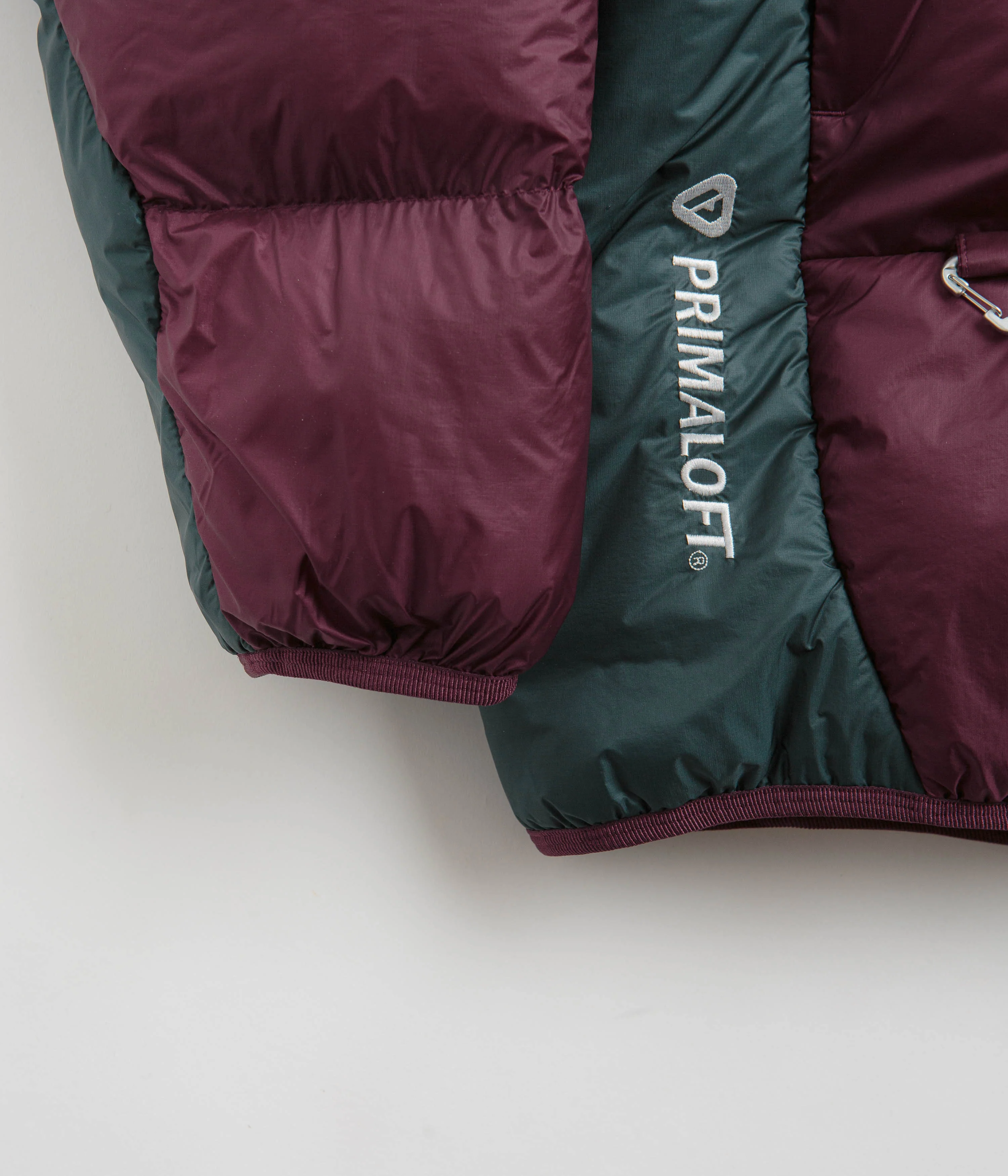 Nike ACG Lunar Lake Puffer Jacket - Night Maroon / Deep Jungle / Summit White - Image 3