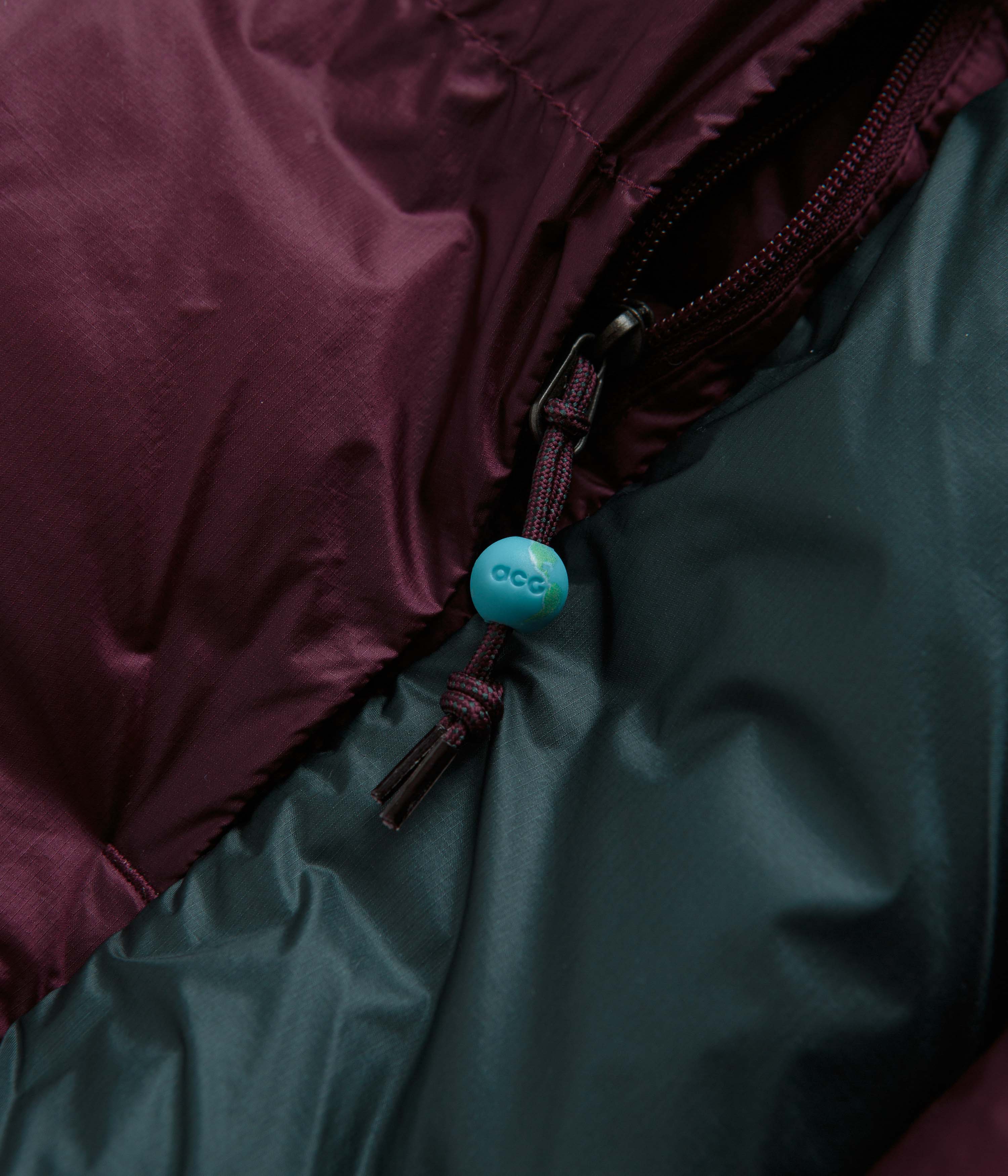Nike ACG Lunar Lake Puffer Jacket - Night Maroon / Deep Jungle / Summit White - Image 6