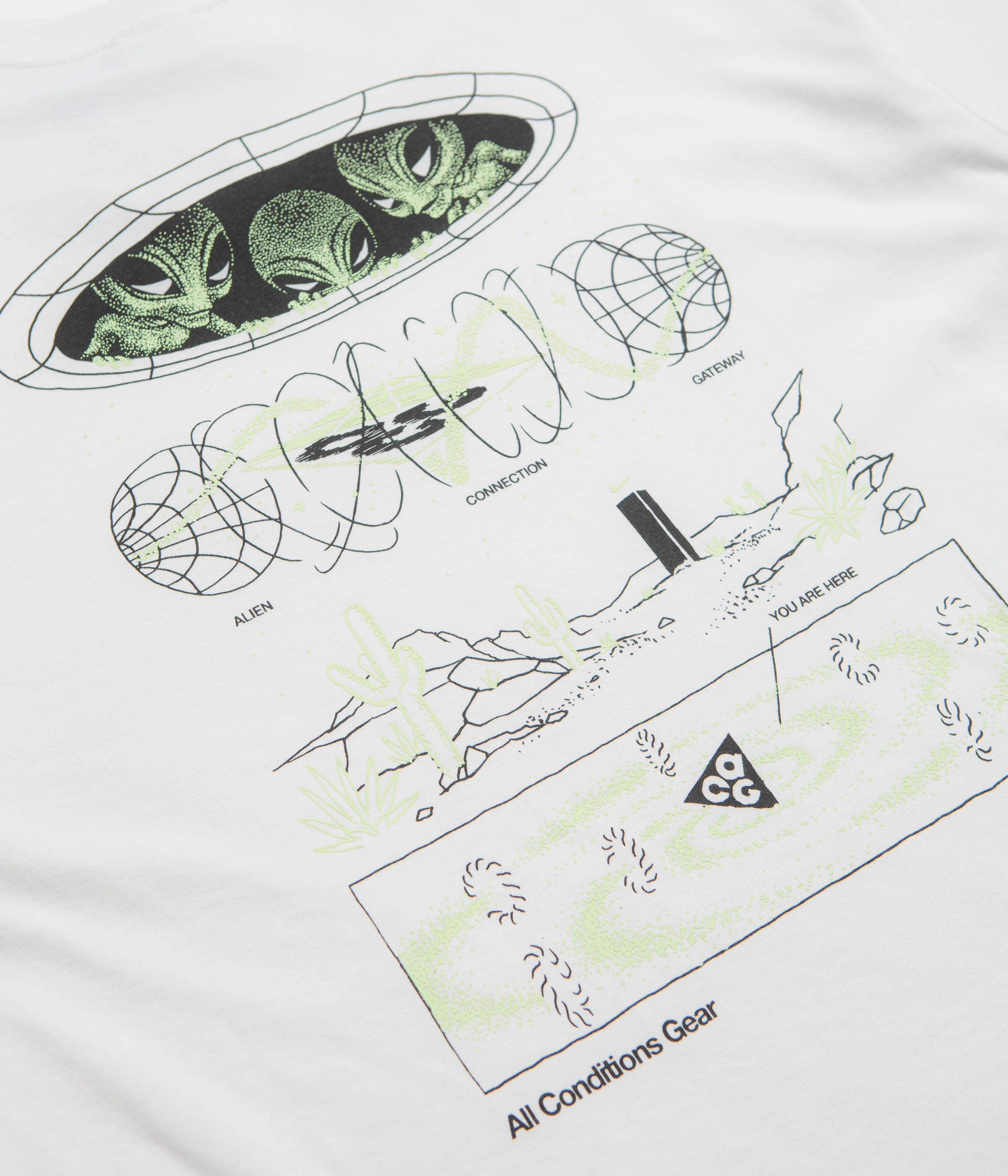 Nike ACG Mystery Lights T-Shirt - Summit White - Image 5
