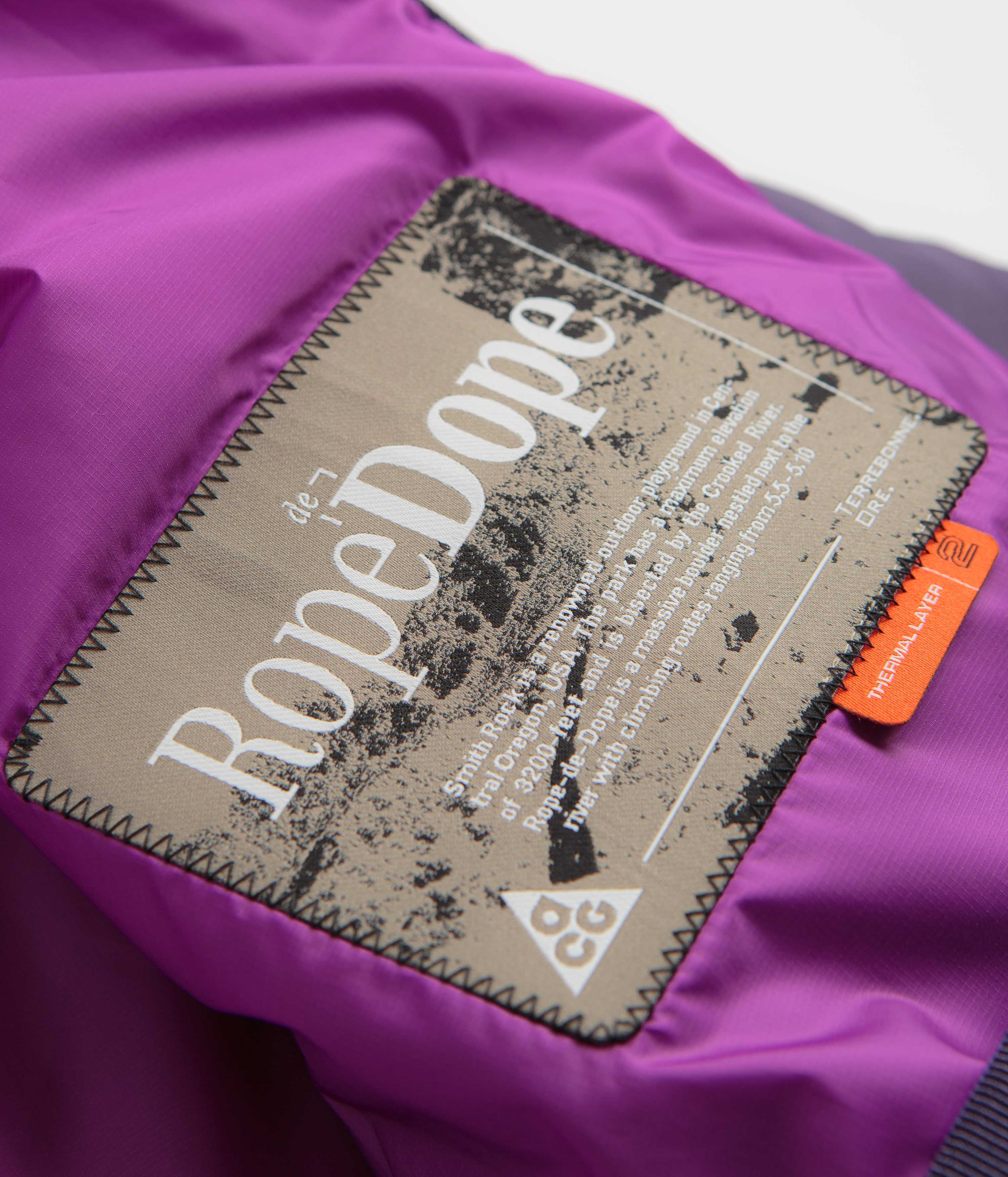 Nike ACG Rope De Dope PrimaLoft Jacket - Dark Raisin / Dark Raisin / Summit White - Image 7