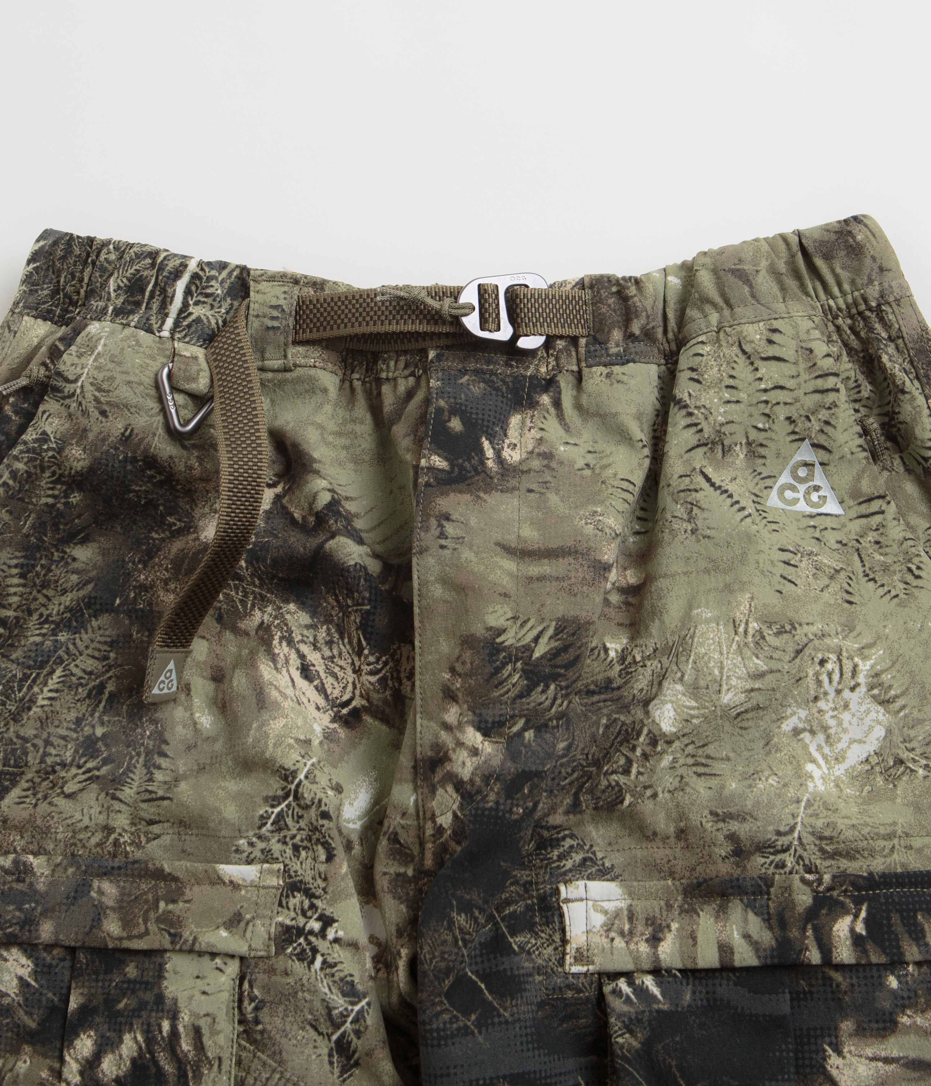 Nike ACG Smith Summit Cargo Pants - Oil Green / Medium Olive / Reflective Silv - Image 4