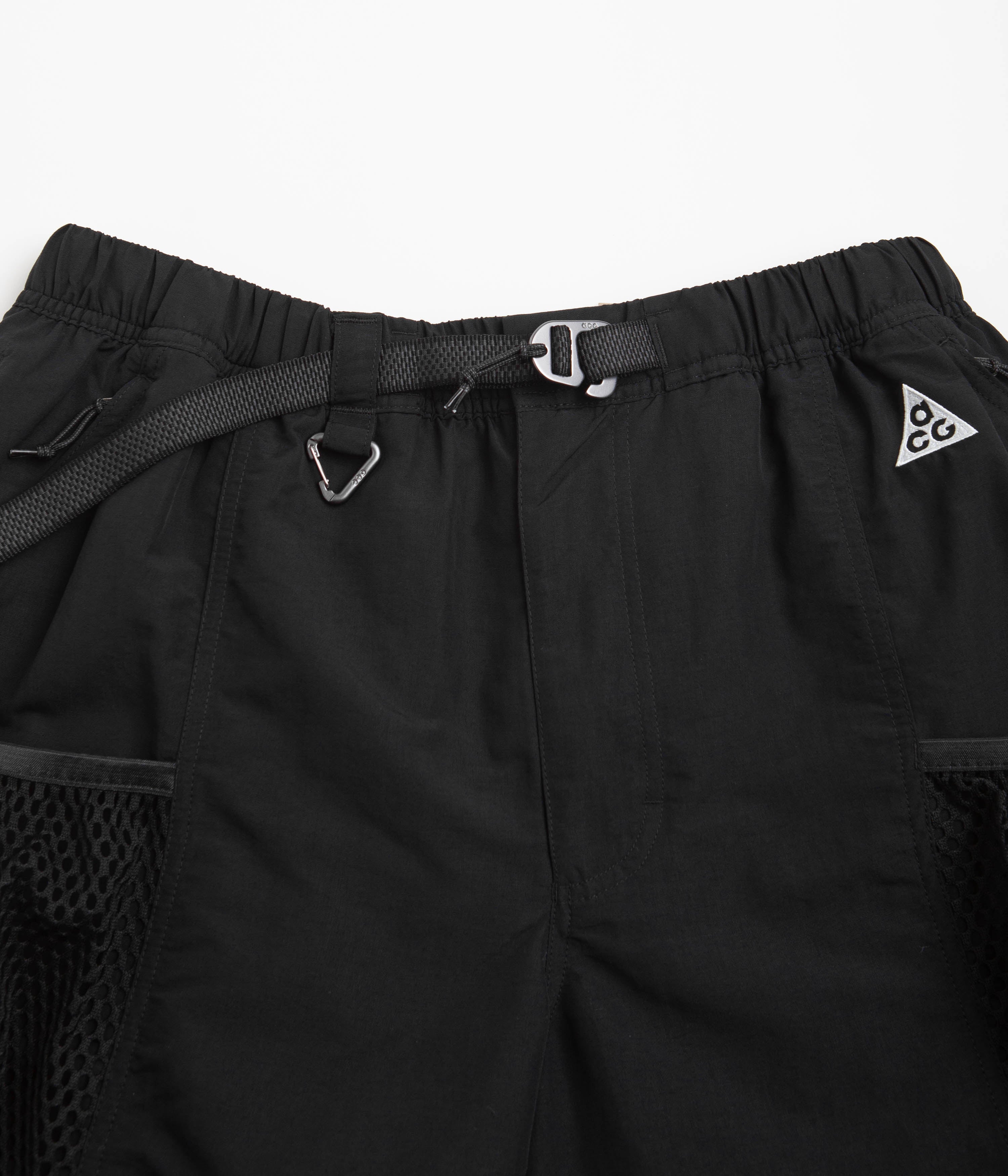 Nike ACG Snowgrass Cargo Shorts - Black / Anthracite / Summit White - Image 4