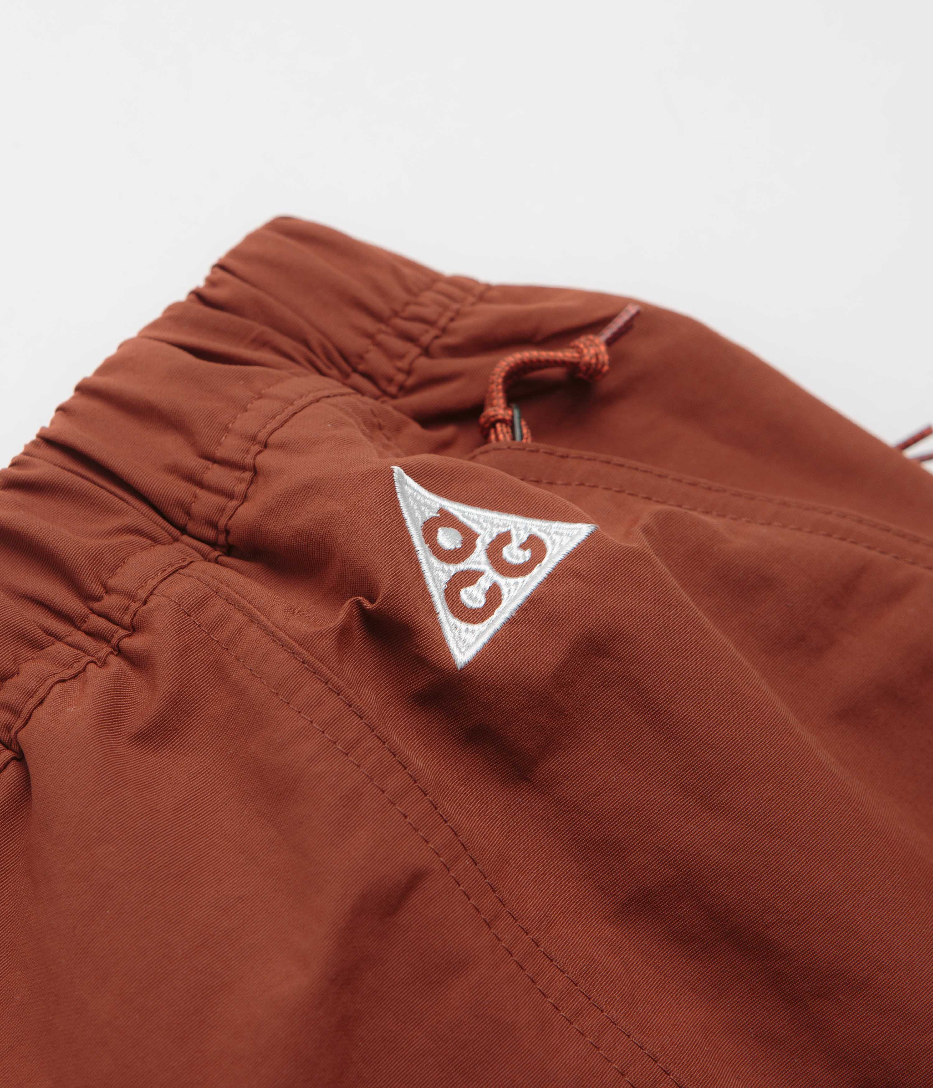 Nike ACG Snowgrass Cargo Shorts - Cinnamon / Picante Red / Summit White - Image 4