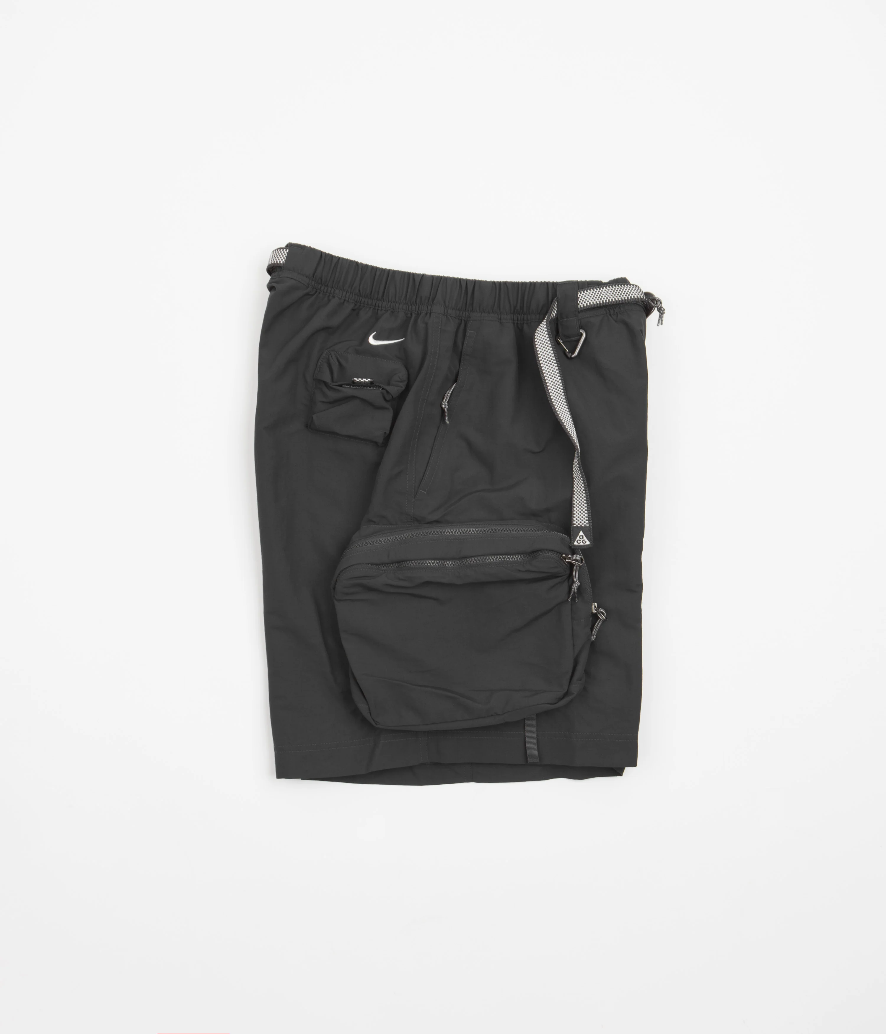 Nike ACG Snowgrass Cargo Shorts - Dark Smoke Grey / Summit White / Summit White - Image 3