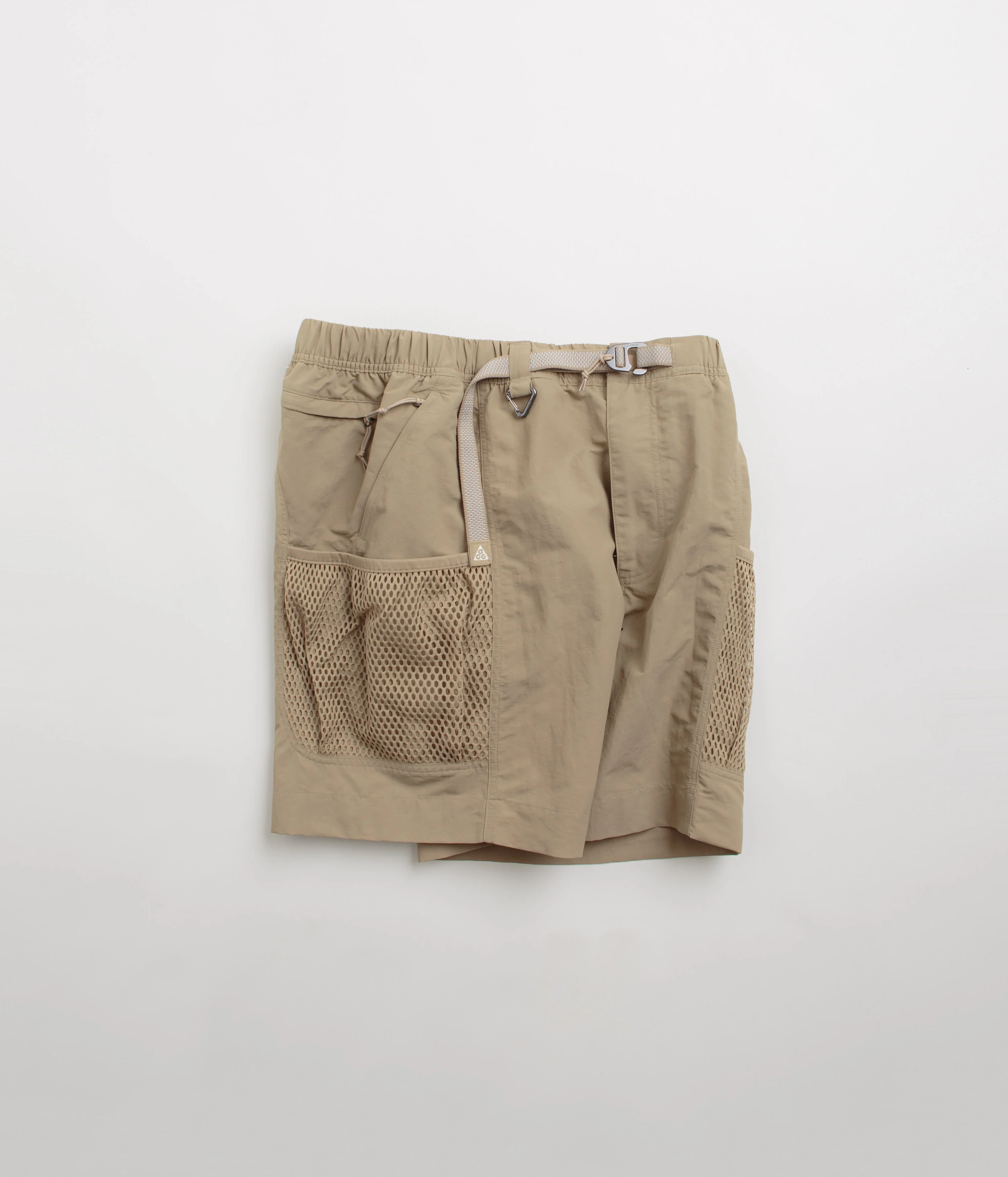 Nike ACG Snowgrass Cargo Shorts - Khaki / Light Iron Ore / Summit White - Image 2
