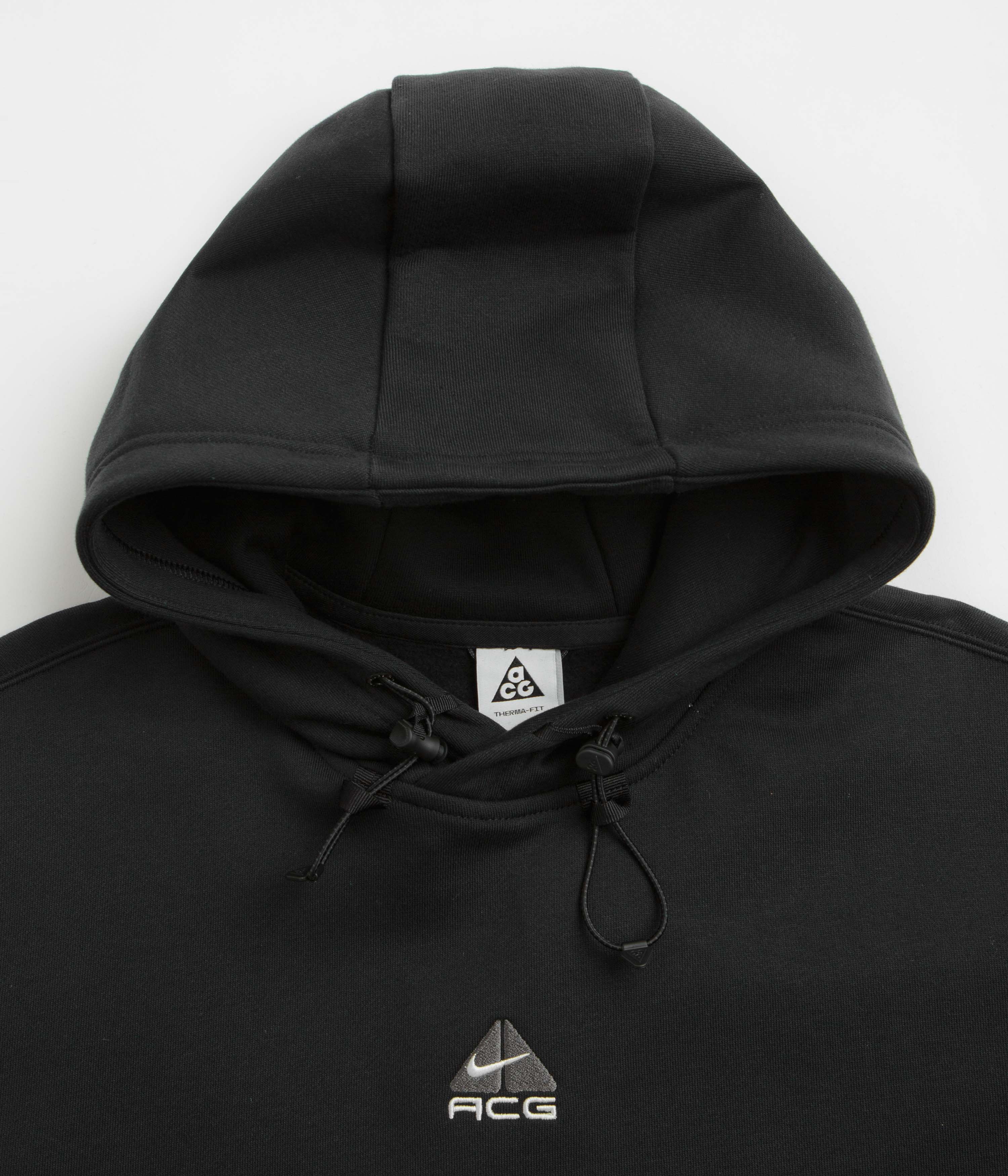 Nike ACG Therma-FIT Fleece Hoodie - Black / Anthracite / Summit White - Image 2