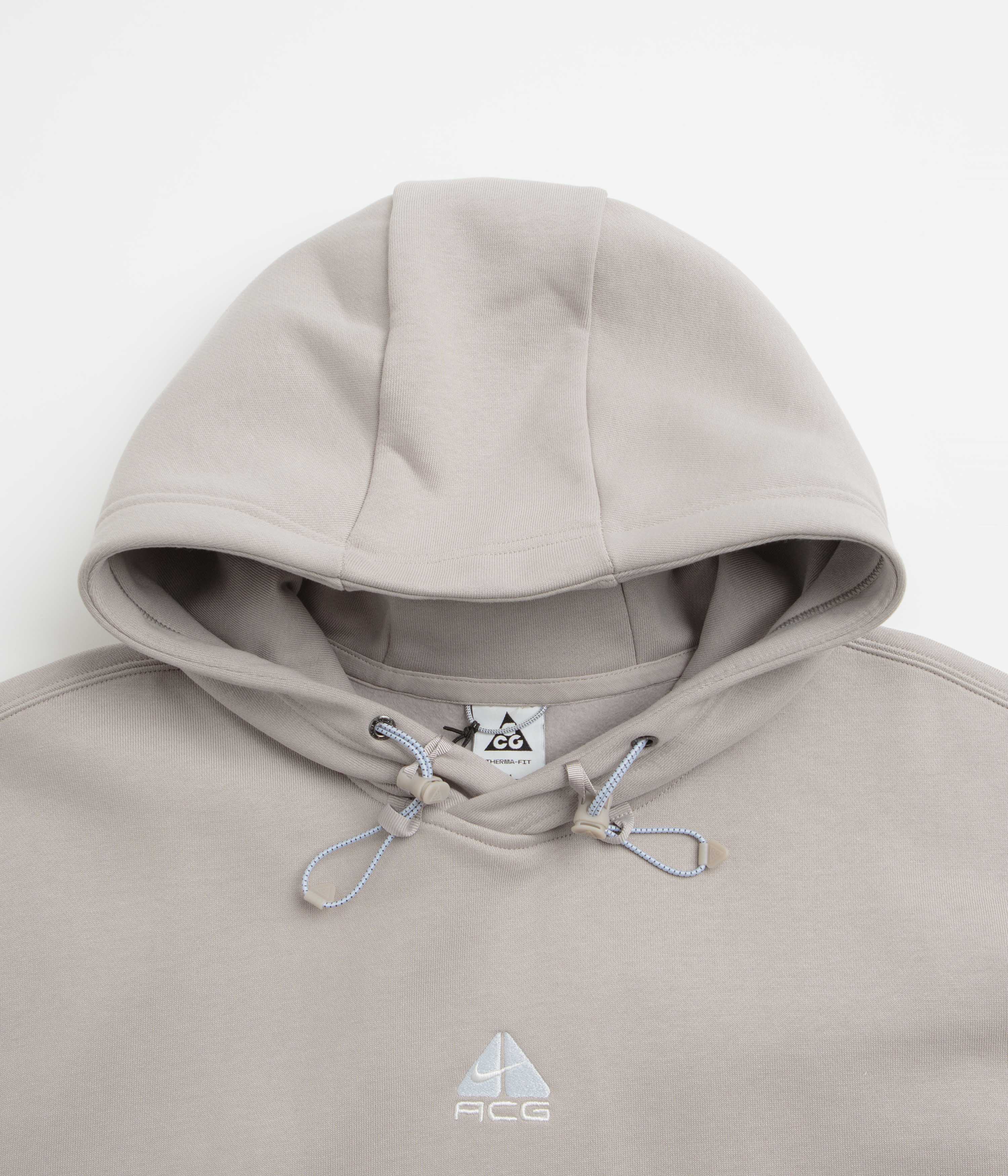Nike ACG Therma-FIT Fleece Hoodie - College Grey / Football Grey / Summit White - Image 2
