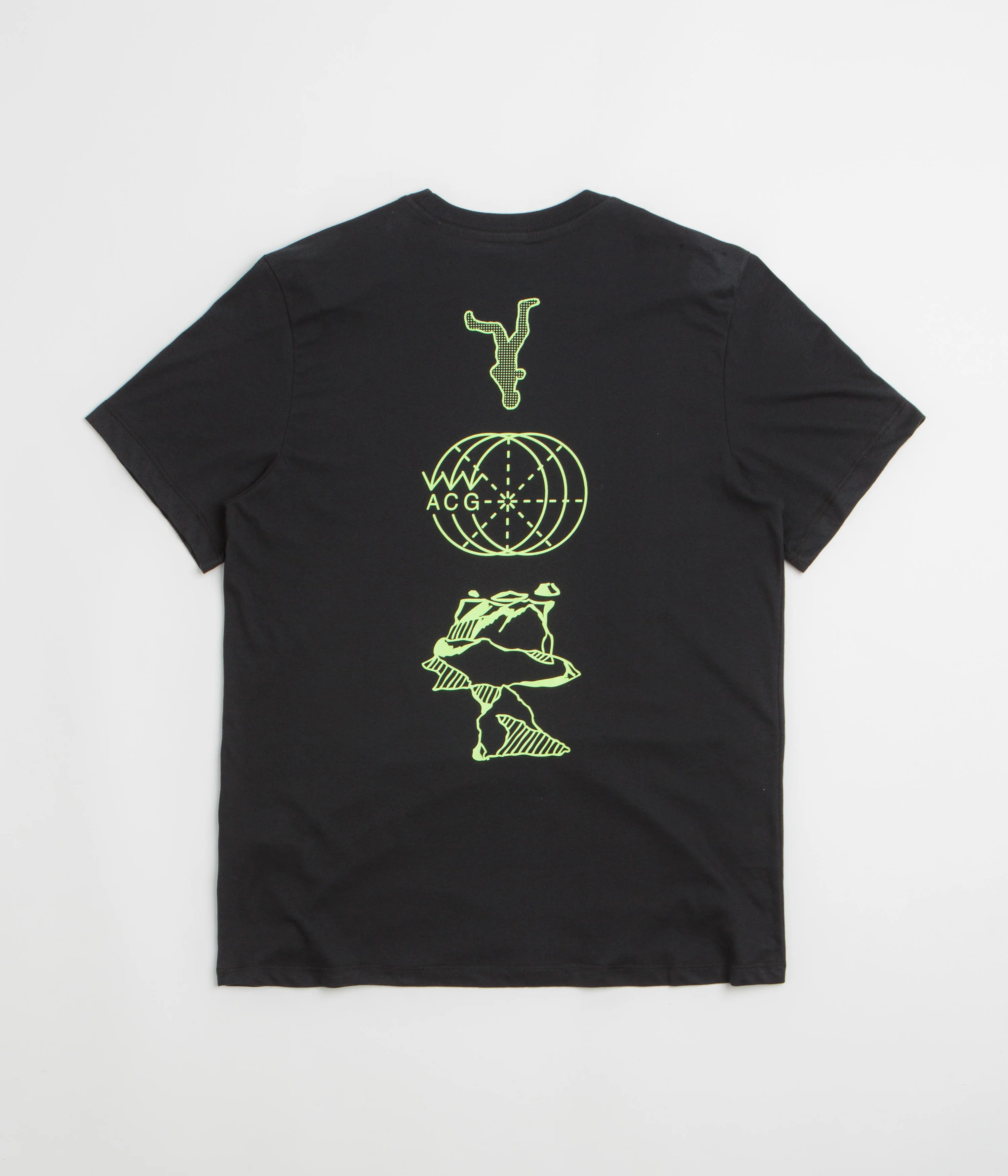 Nike ACG Trail Energy T-Shirt - Black / Volt Ice
