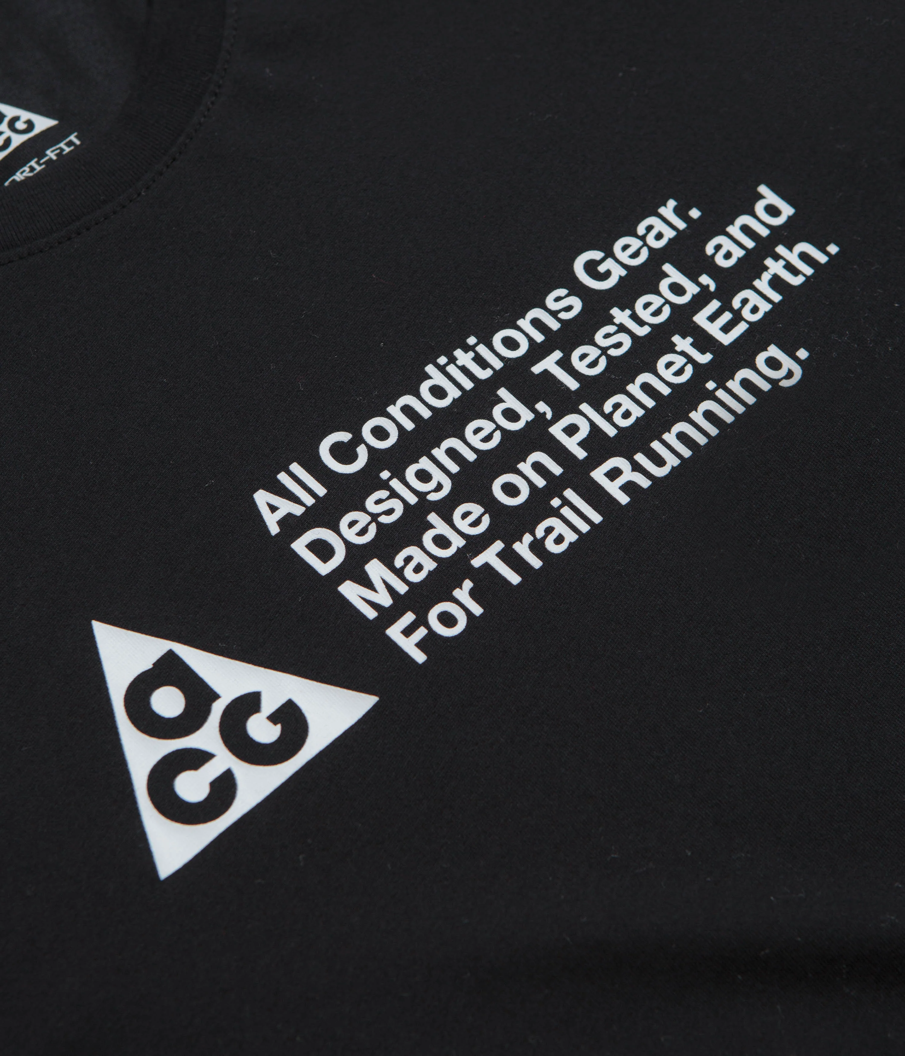 Nike ACG Trail Logo T-Shirt - Black - Image 3