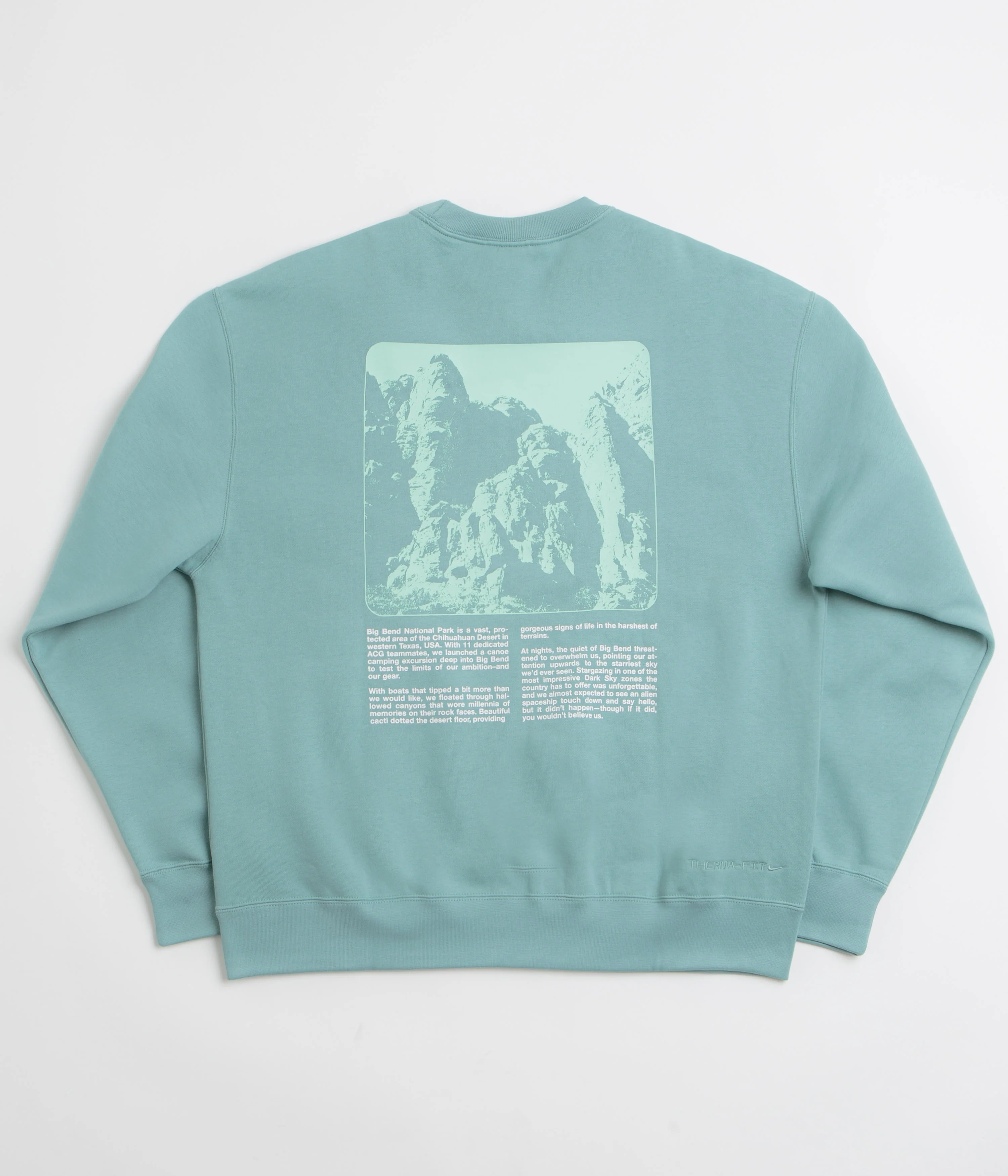 Nike ACG Tuff Fleece Graphic Crewneck Sweatshirt - Cannon - Image 2