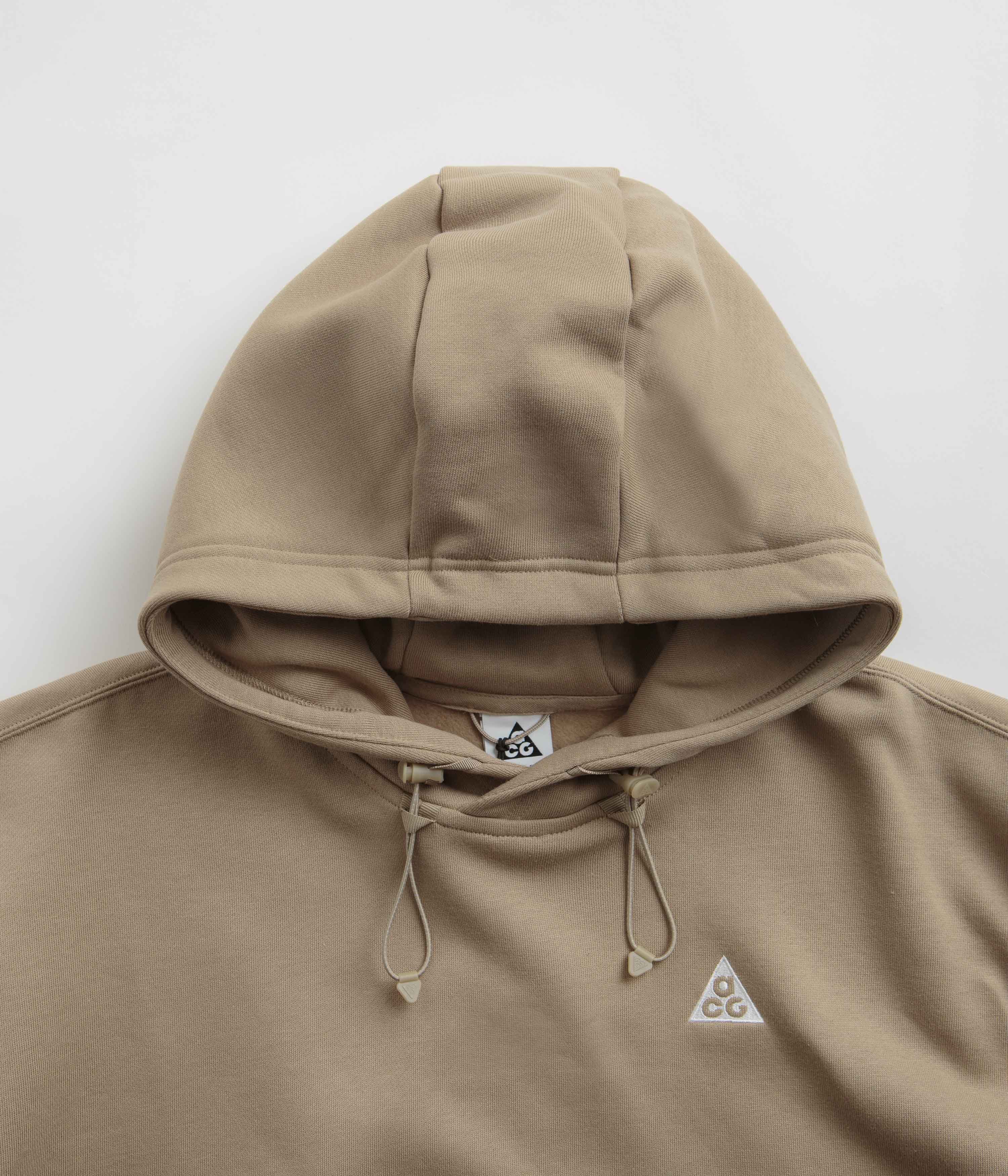 Nike ACG Tuff Fleece Hoodie - Khaki / Summit White / Summit White - Image 4